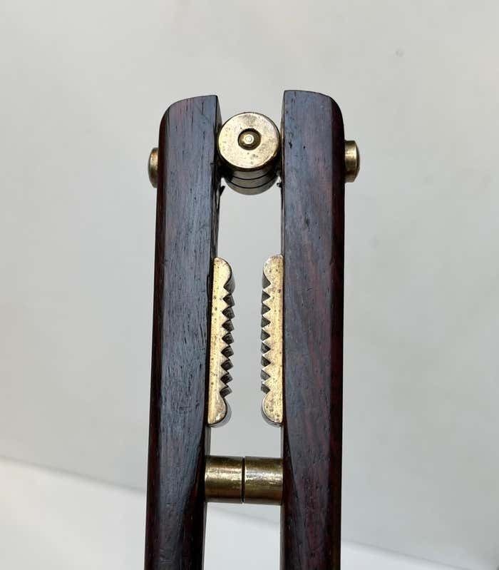 Scandinavian Modern Nutcracker In Rosewood And Brass, 1960s photo for sale