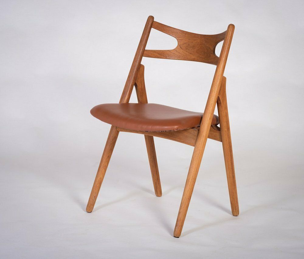 Sawbuck Dining Chair In Teak By Hans J. Wegner