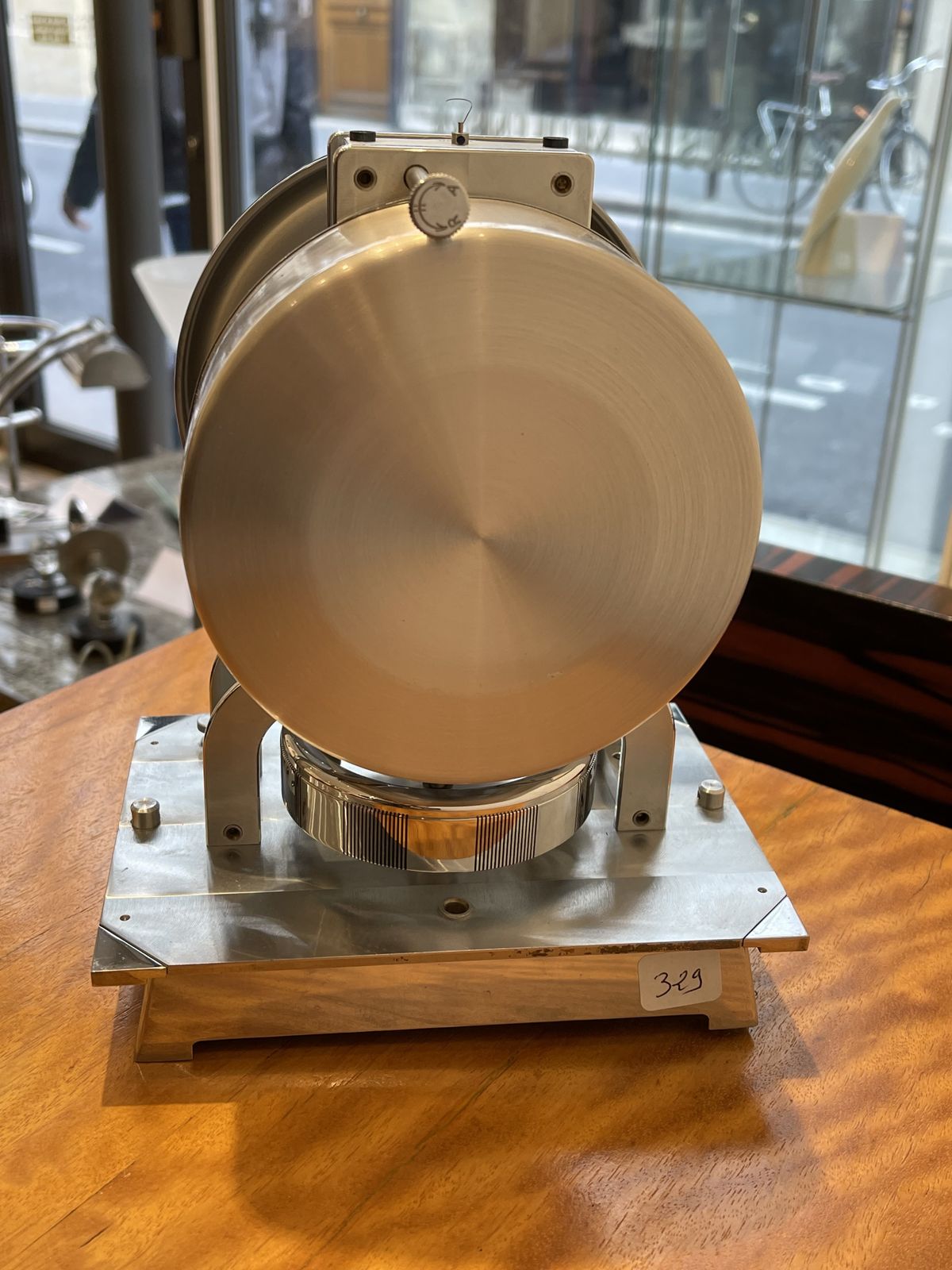 Jaeger Lecoultre, Tableclock, Model "Atmos Brevets Reutter, " No. 9066 photo vintage
