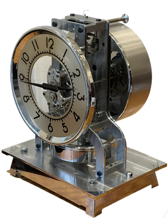 Jaeger Lecoultre, Tableclock, Model "Atmos Brevets Reutter, " No. 9066