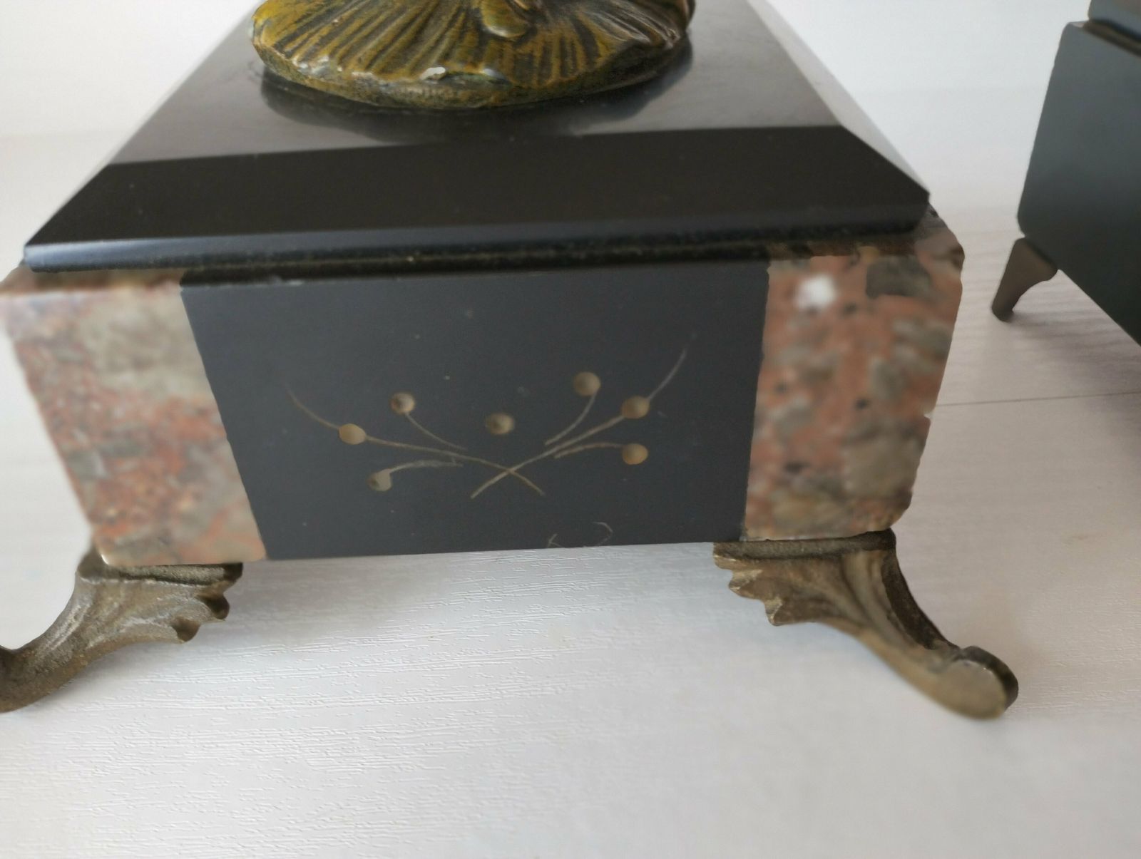 French Antique Bronze Spelter Urns, French Antique Rococo Bronze Vase, Pair Of Antique Urns, Chateau Chic Home Decor photo vinterior