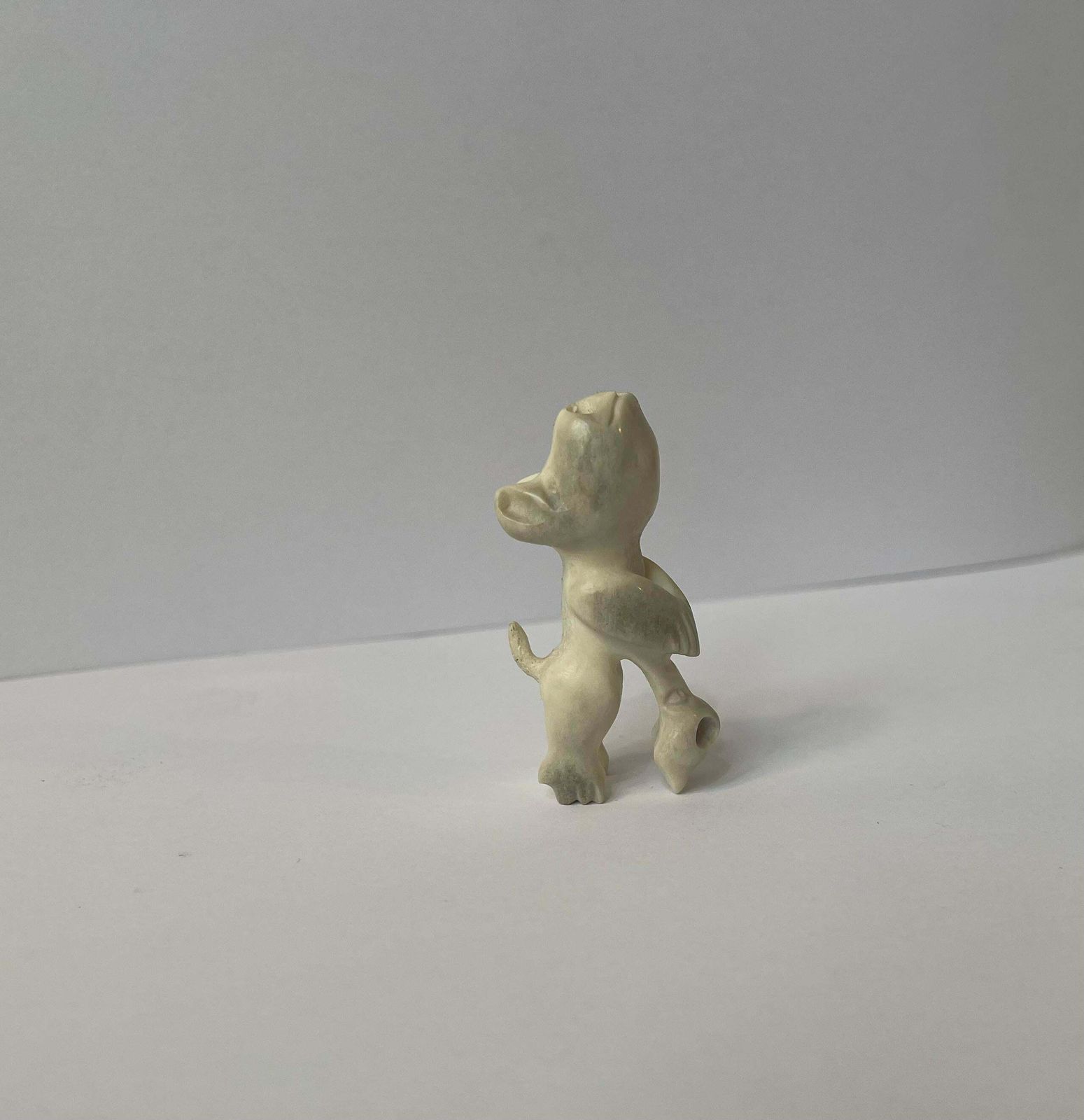Inuit Tupilak   Mythological Figurine In Carved Bone, Greenland 1930s photo furniture