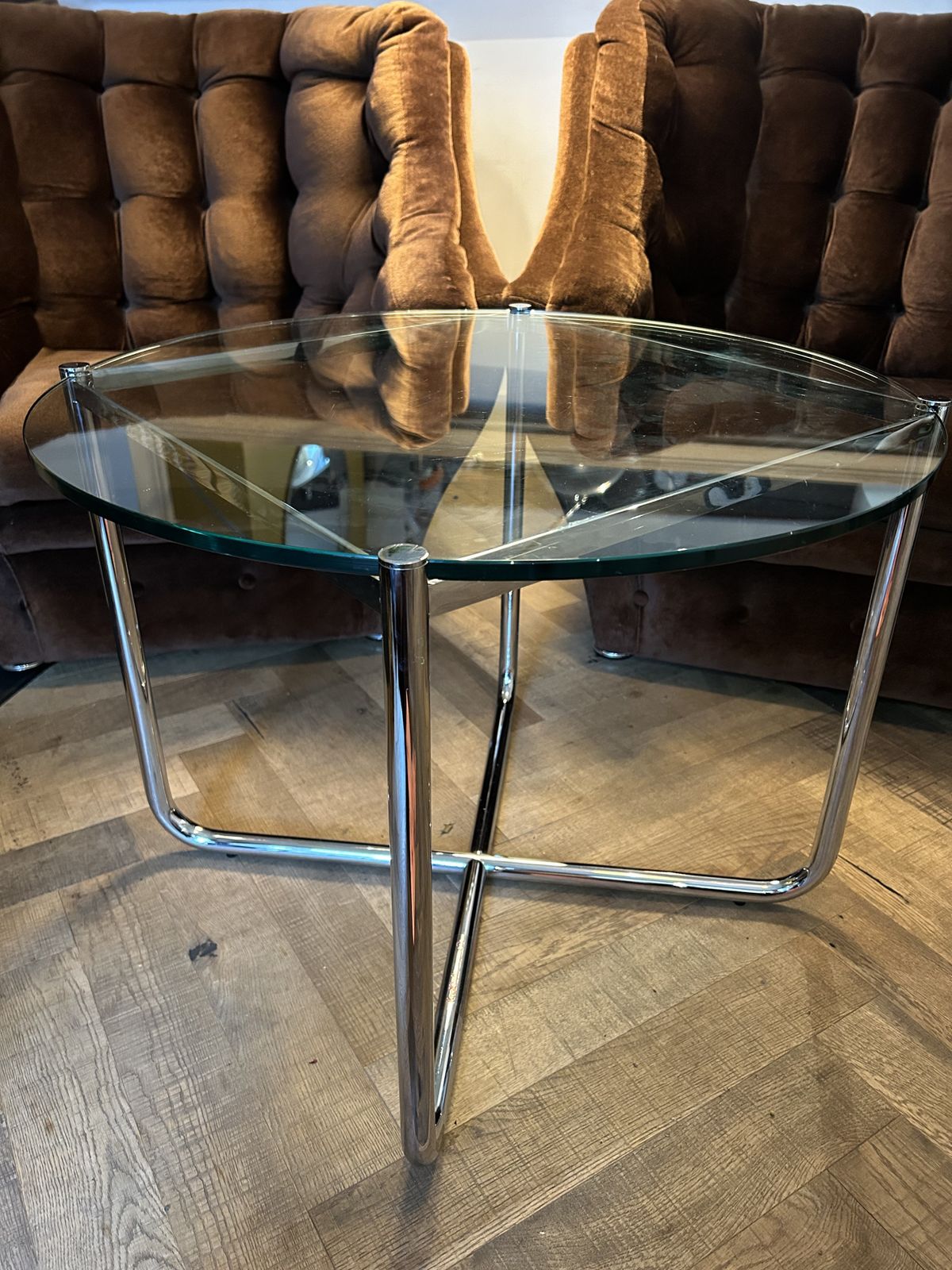 Knoll Mr Coffee Table Designed By Ludwig Mies Van Der Rohe 1929 photo for sale