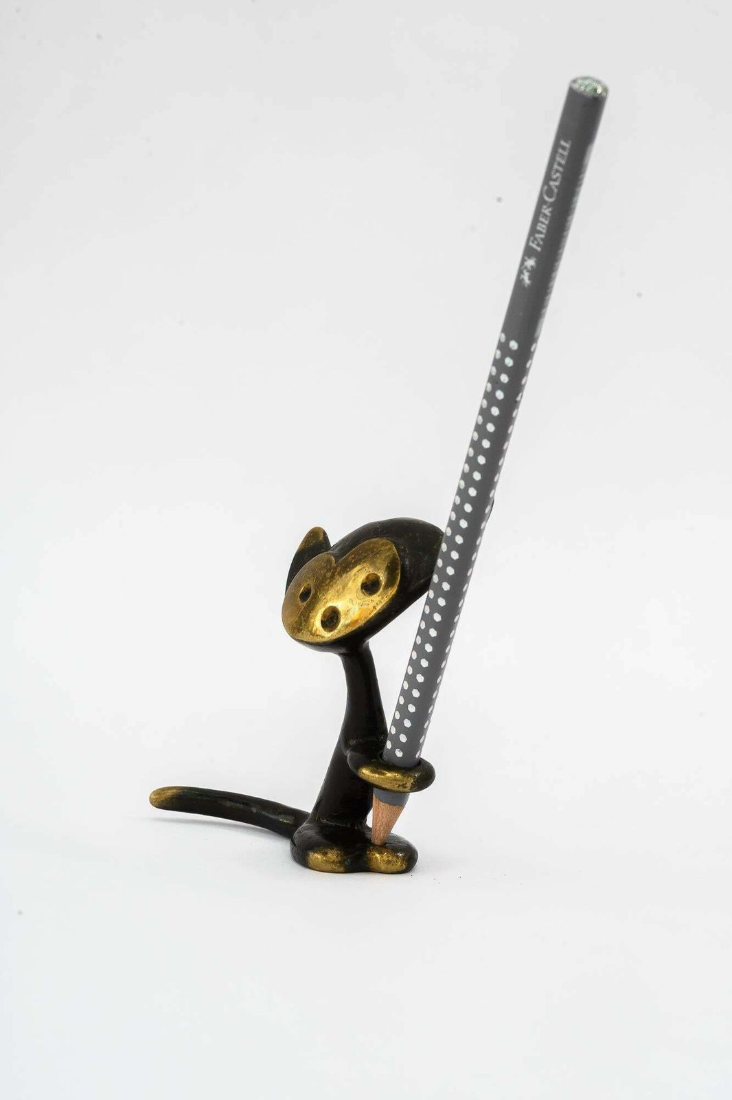 Pen Holder By Walter Bosse Shows A Cat Around 1950s photo buy