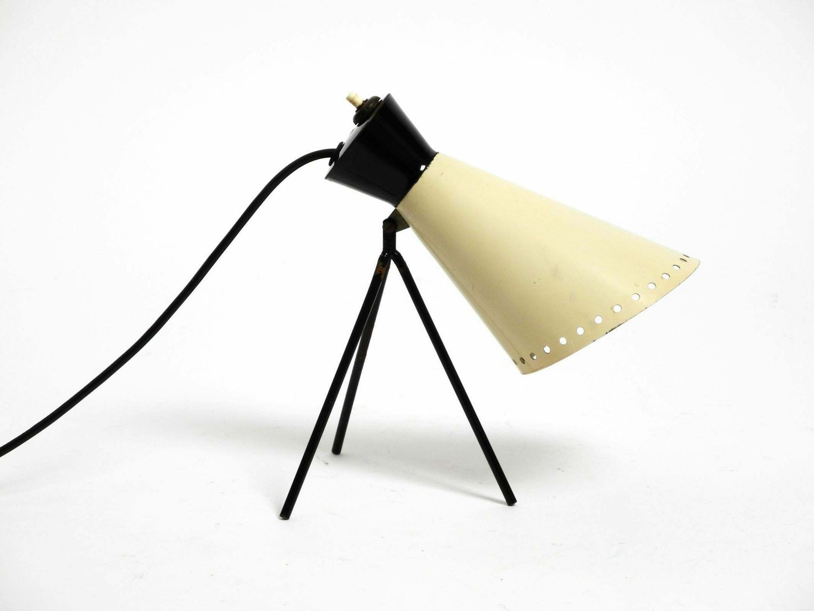Great Mid Century Modern Tripod Table Lamp By Josef Hurka For Napako Czech photo for sale