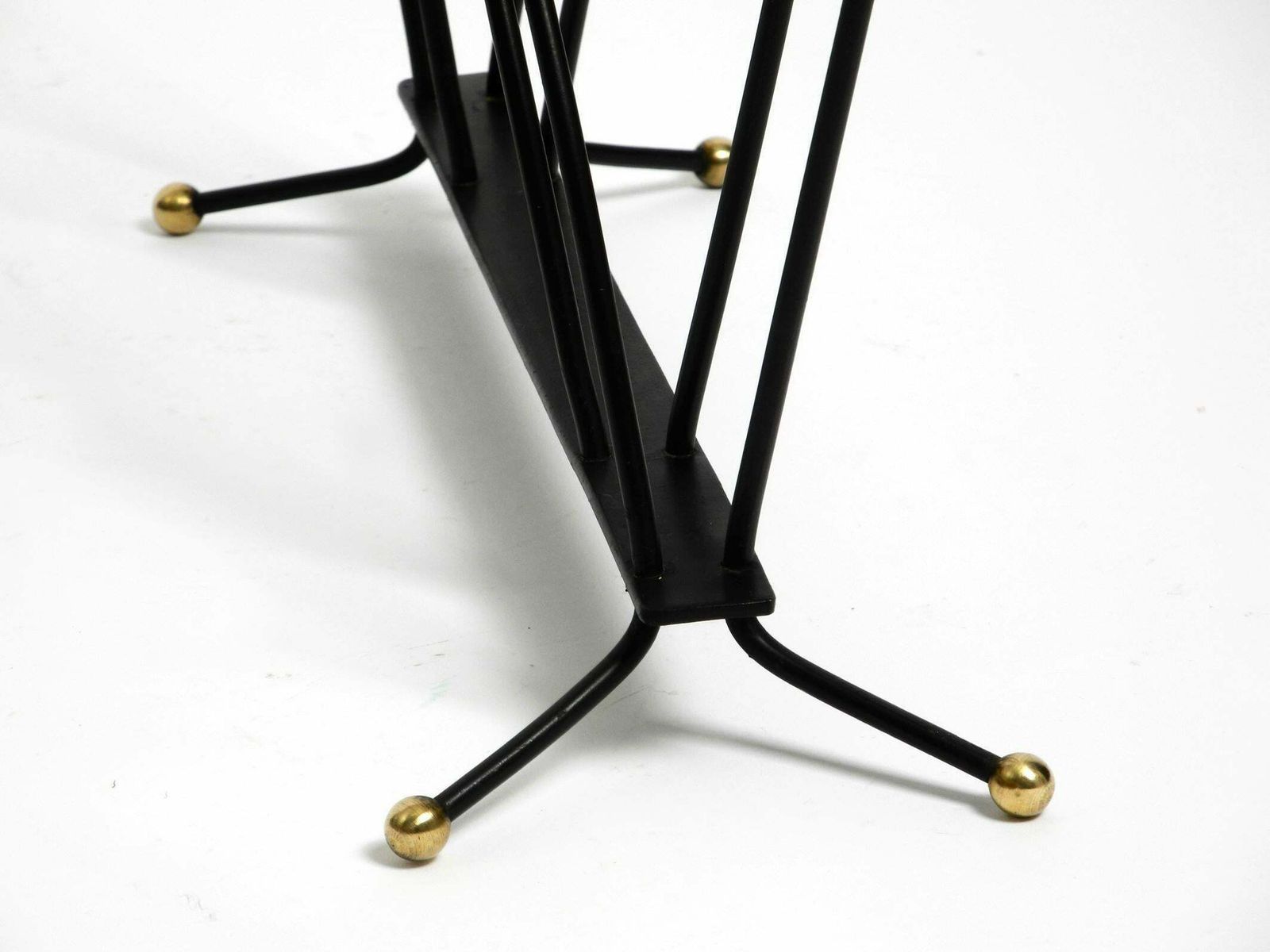 Extraordinary Mid Century Modern Newspaper And Magazine Stand Made Of Iron photo buy