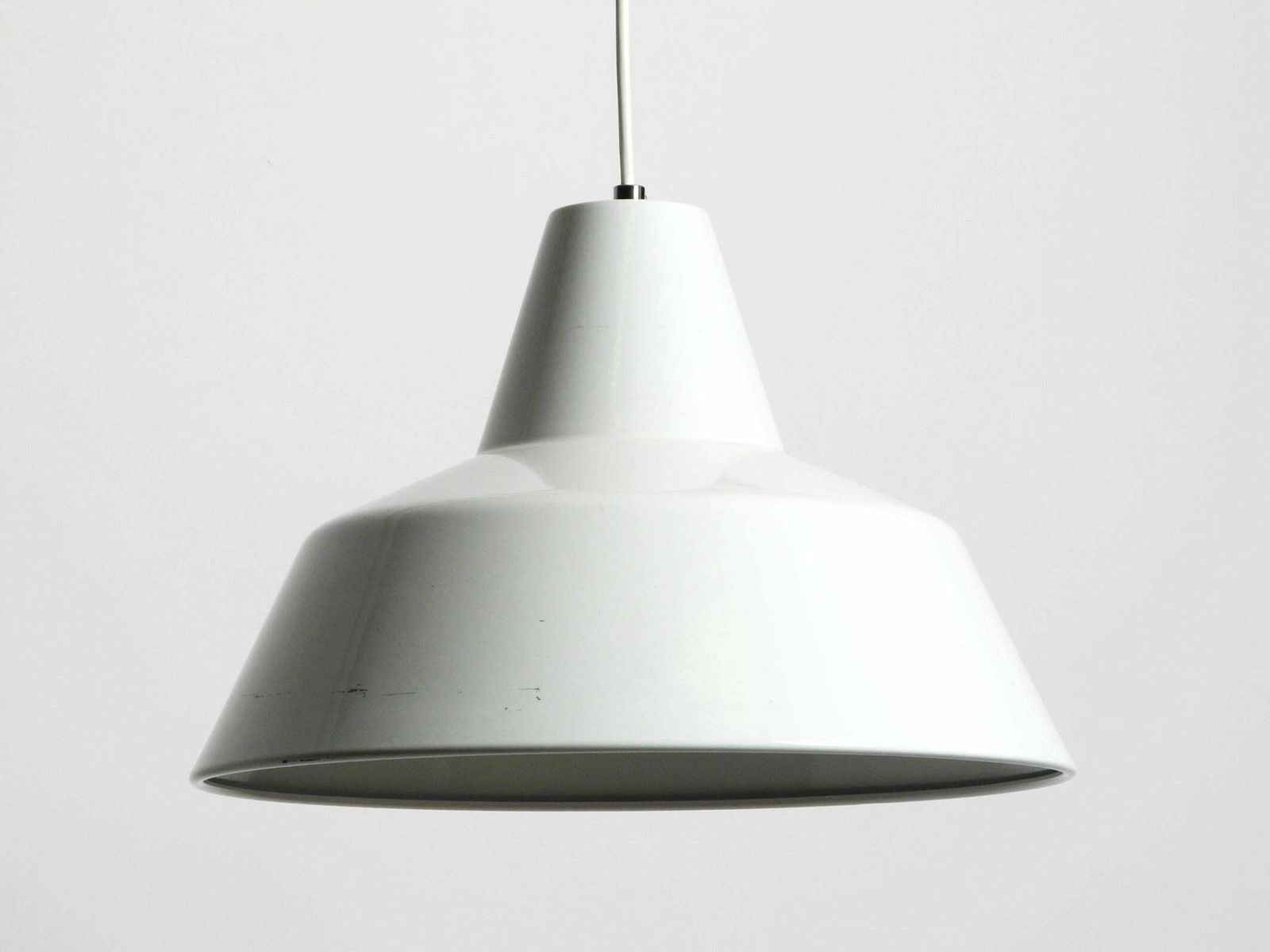 photo buy Pair Of 1950s Metal Enamel Ceiling Lamps By Axel Wedel Madsen For Louis Poulsen