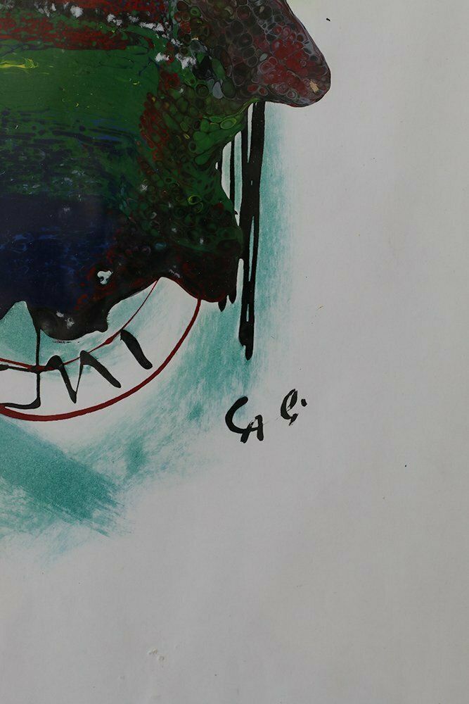 Rosario Cali, Hermetic Chromatism, 1970s, Mixed Media On Paper, Framed photo for sale