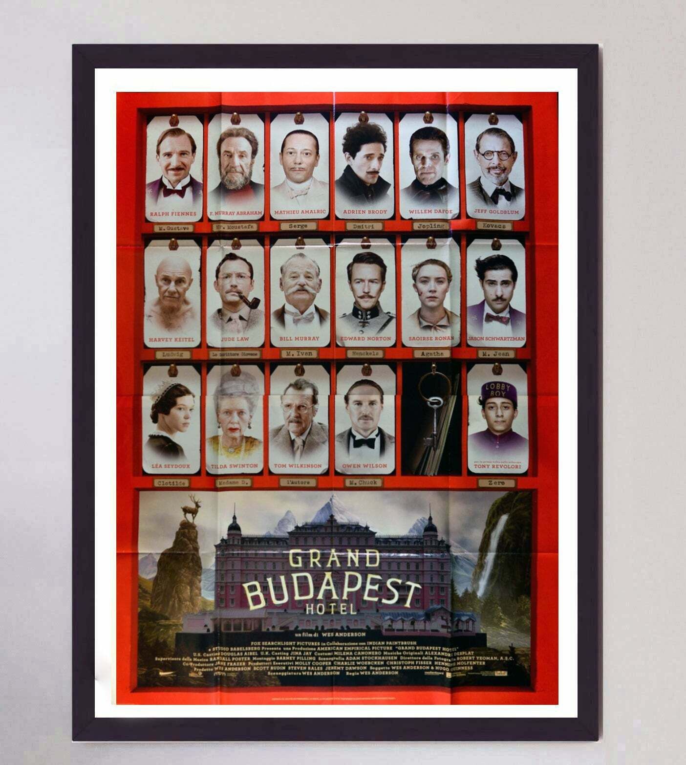 The Grand Budapest Hotel (Italian)  Original Vintage Poster photo furniture