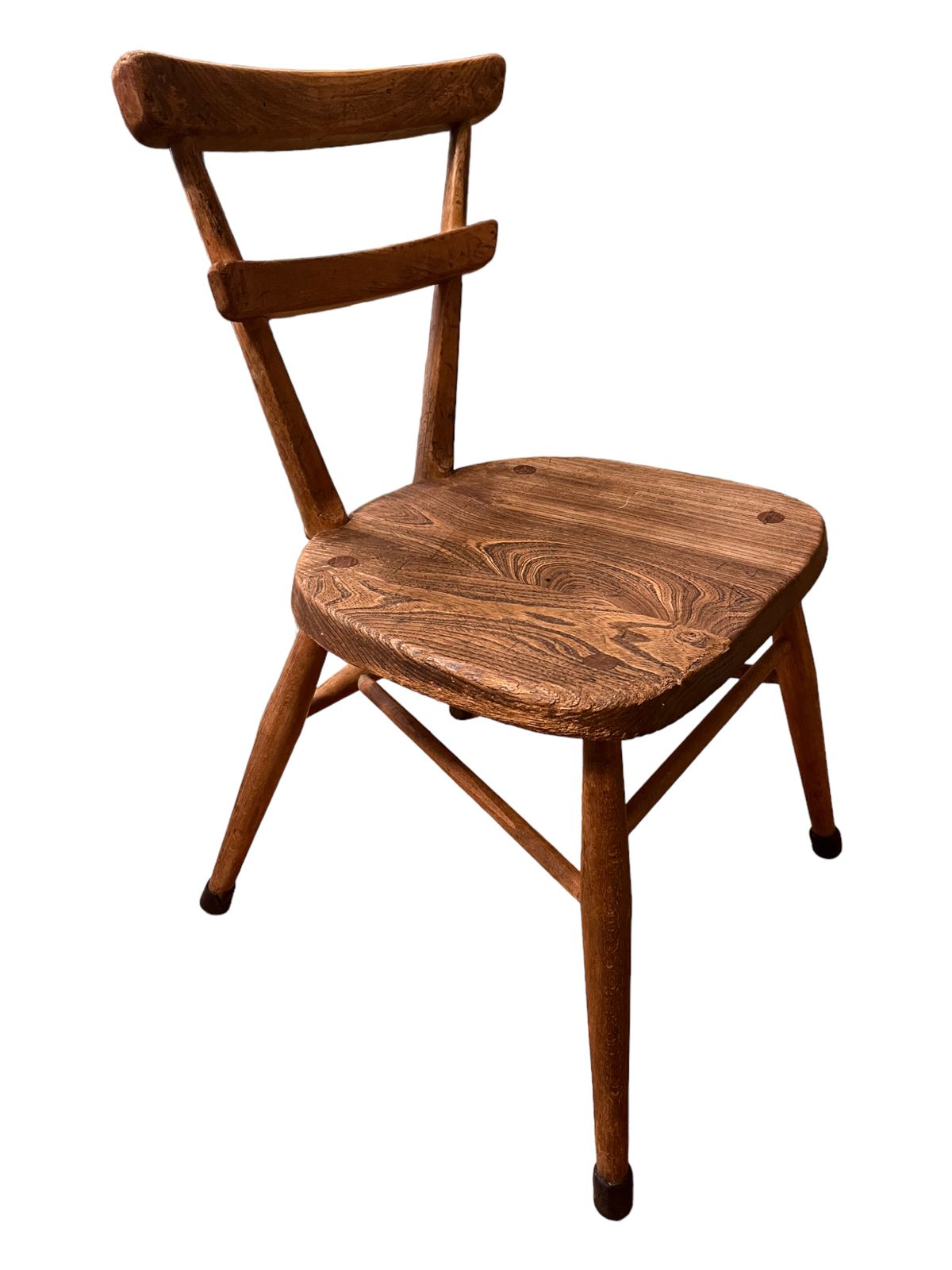 Ercol Red Dot Child's Stacking Chair | Vintage 1960's Mid Century photo vinterior