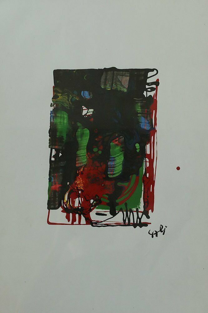 Rosario Calì, Hermetic Chromatism, 1960s, Mixed Media, Framed photo furniture