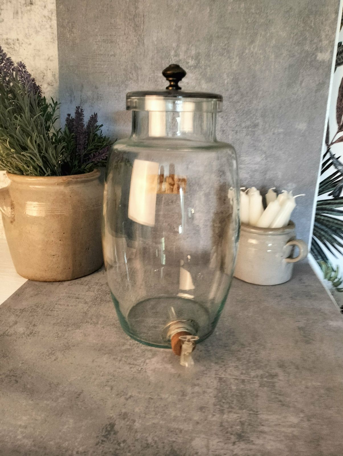 Antique French Perfume Jar, Perfume Cologne Pharmacy Bottle, Antique Pharmacy Dispenser photo furniture