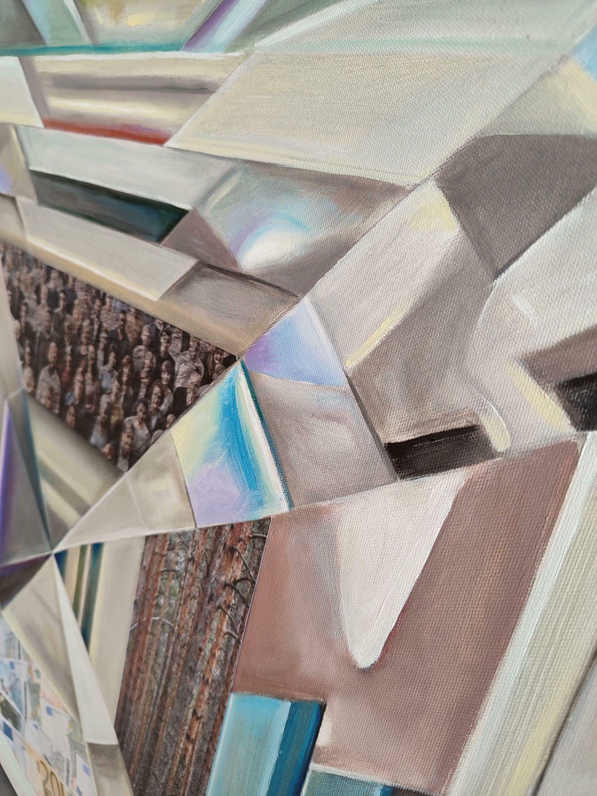 Alyona Prokofjeva Everyone Has Their Own Treasure. 2023 Oil, Collage, Canvas, 70x70 Cm 2023 photo 3119.0