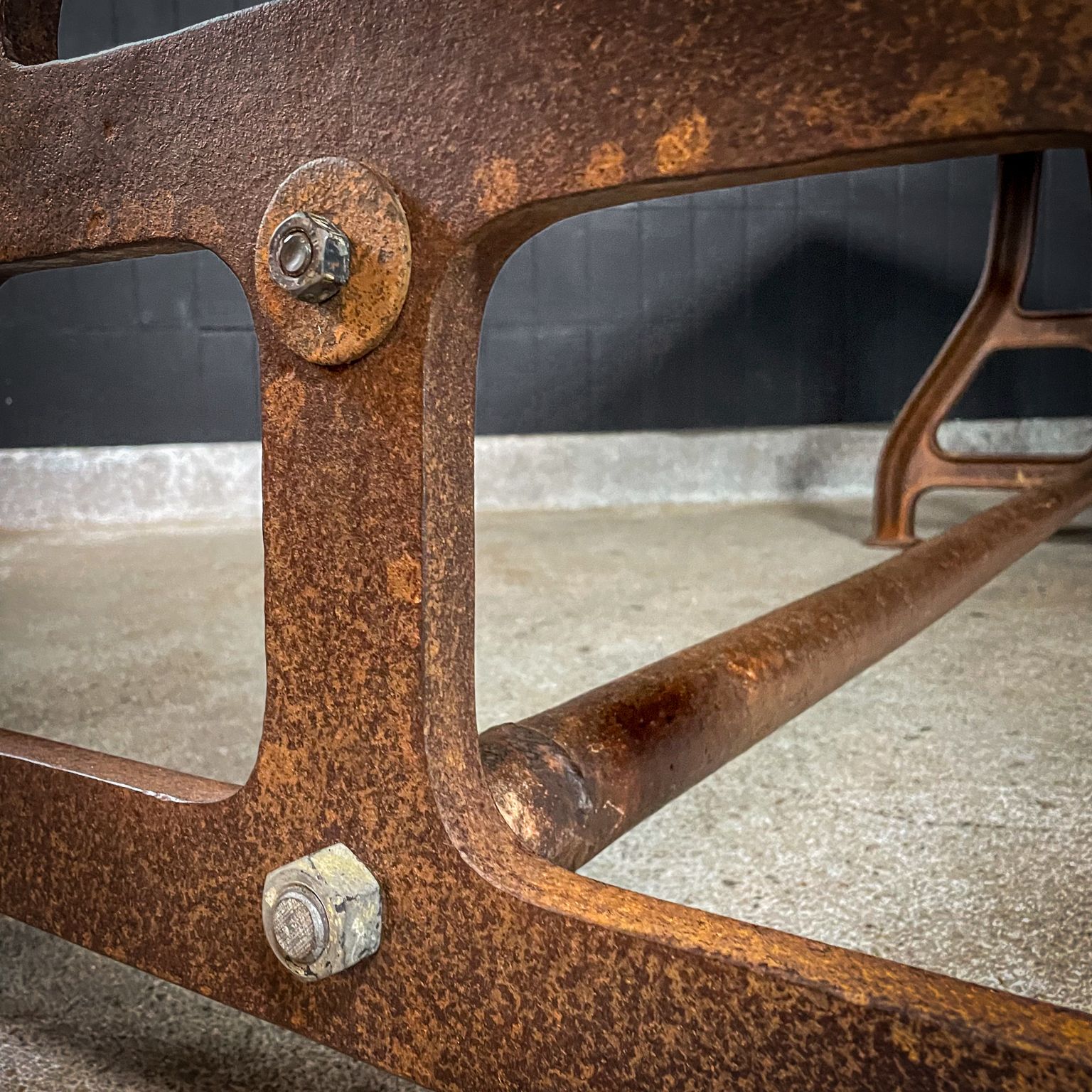 photo for sale Vivre Crafts Industrial Dining Table – Antique Teak