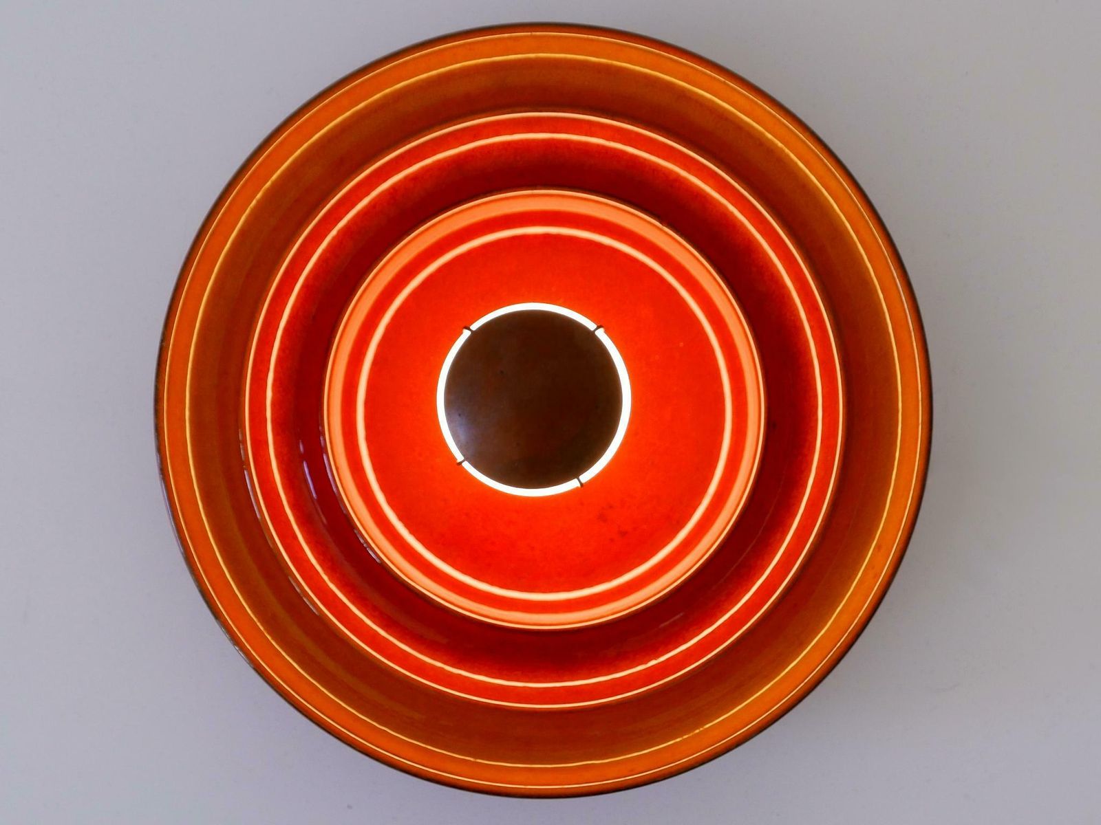 photo vintage Highly Decorative Mid Century Modern Ceramic Sconce Or Wall Light Germany 1960s