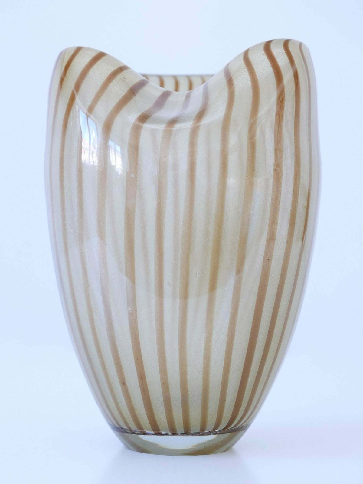 Decorative Mid Century Modern Murano Glass Vase Italy 1960s photo furniture