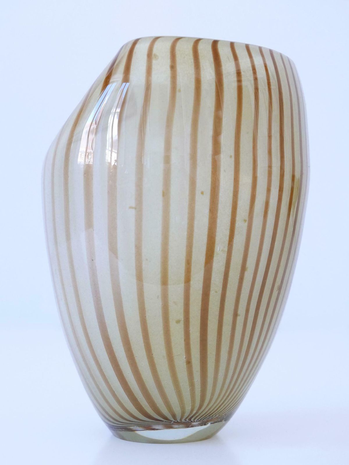 Decorative Mid Century Modern Murano Glass Vase Italy 1960s photo Home Decor
