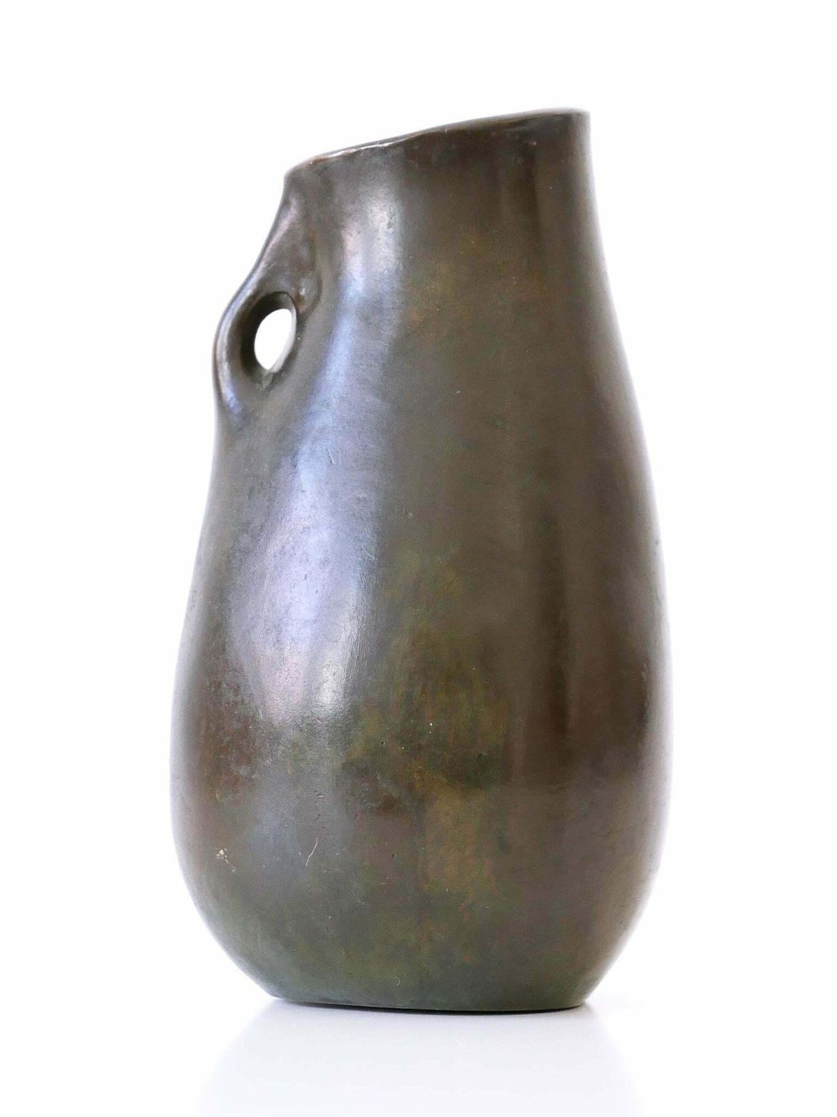 Rare And Elegant Mid Century Modern Bronze Vase Germany 1960s Signed: Rnr photo buy