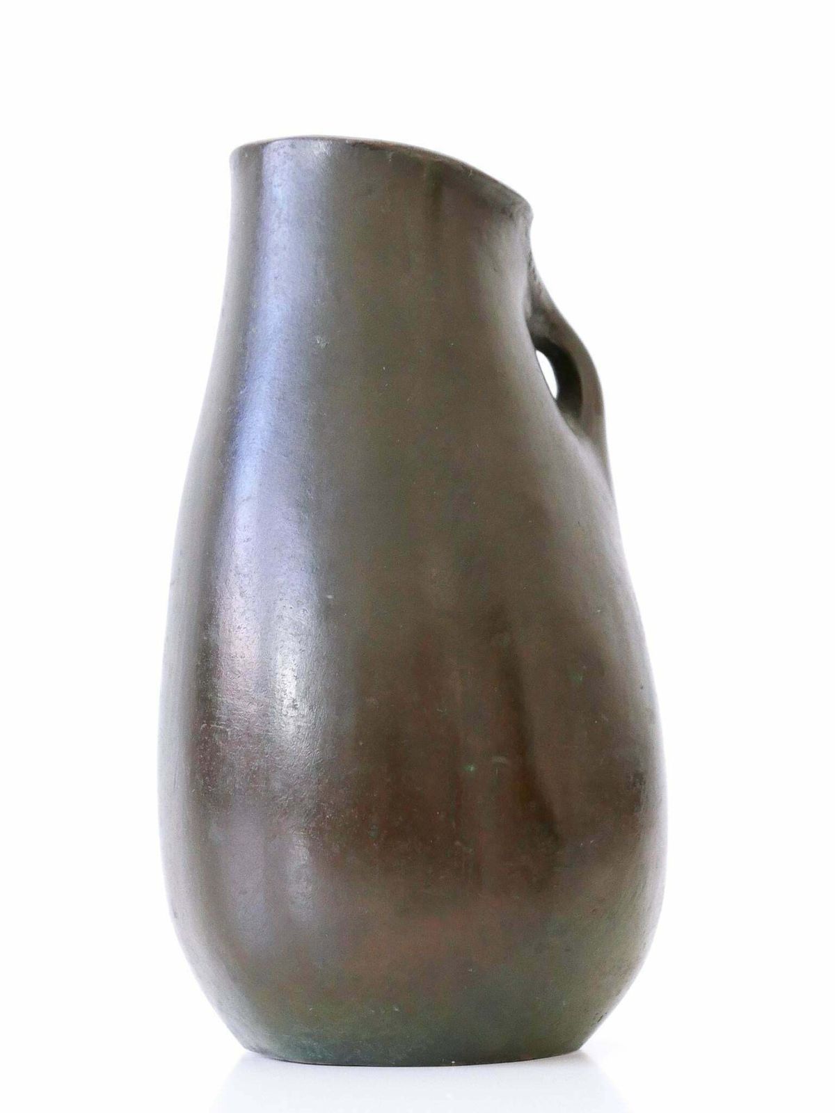 Home Decor Rare And Elegant Mid Century Modern Bronze Vase Germany 1960s Signed: Rnr photo
