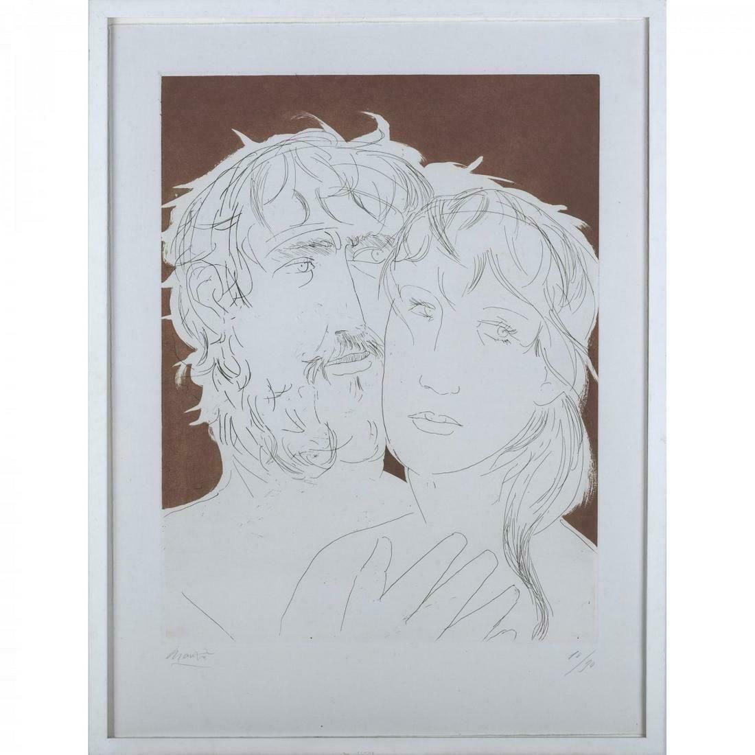 Giacomo Manzù, "Untitled", Or Homage To Picasso (Hommage à Picasso), 1973 photo Art