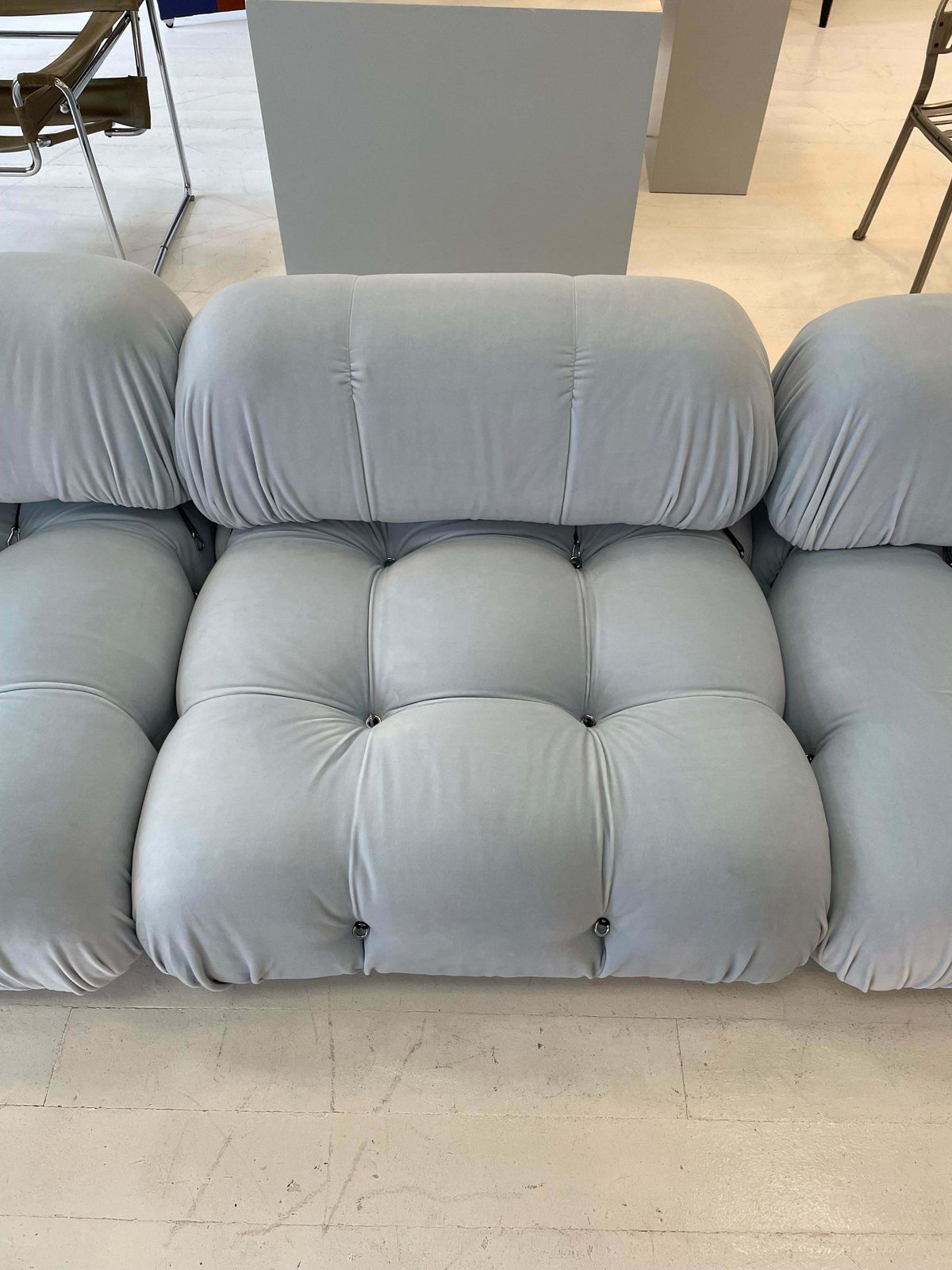 C&B Blue Mario Bellini Camaleonda Sofa (One Module)