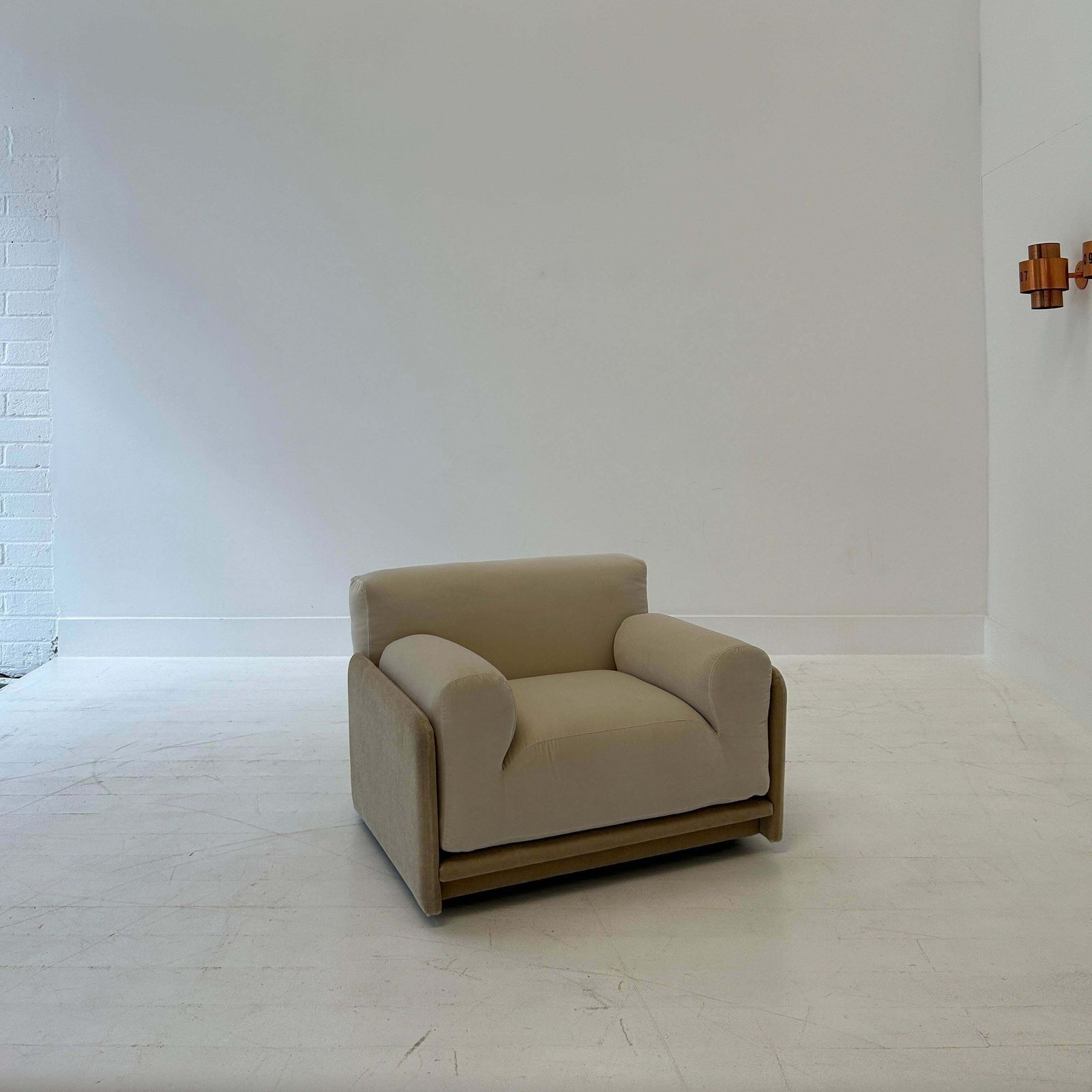 photo furniture 1970s Modernist Italian Framed Armchair