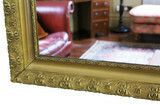 Antique C1900 Large Quality Gilt Overmantle Wall Mirror photo Home Decor