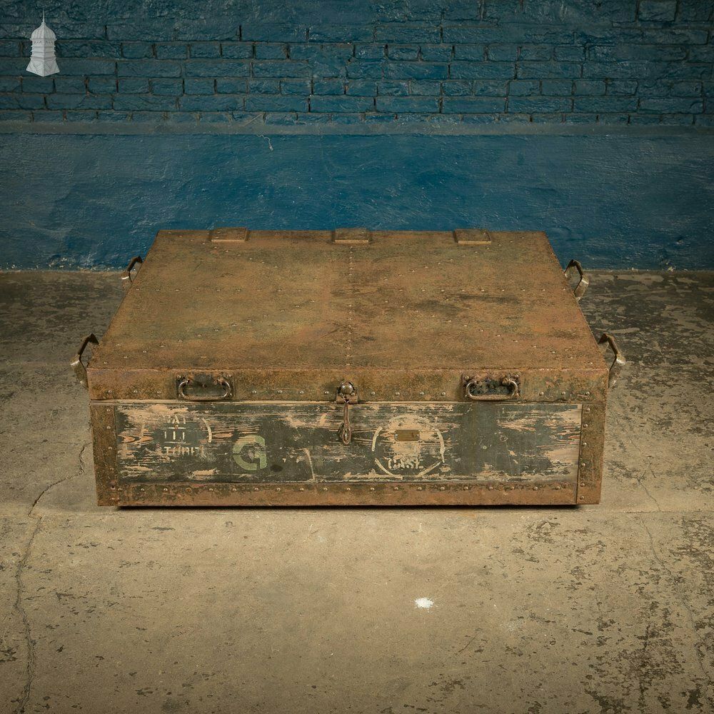 1920’s Agricultural Parts Box, Wood And Metal Construction photo 1020.0