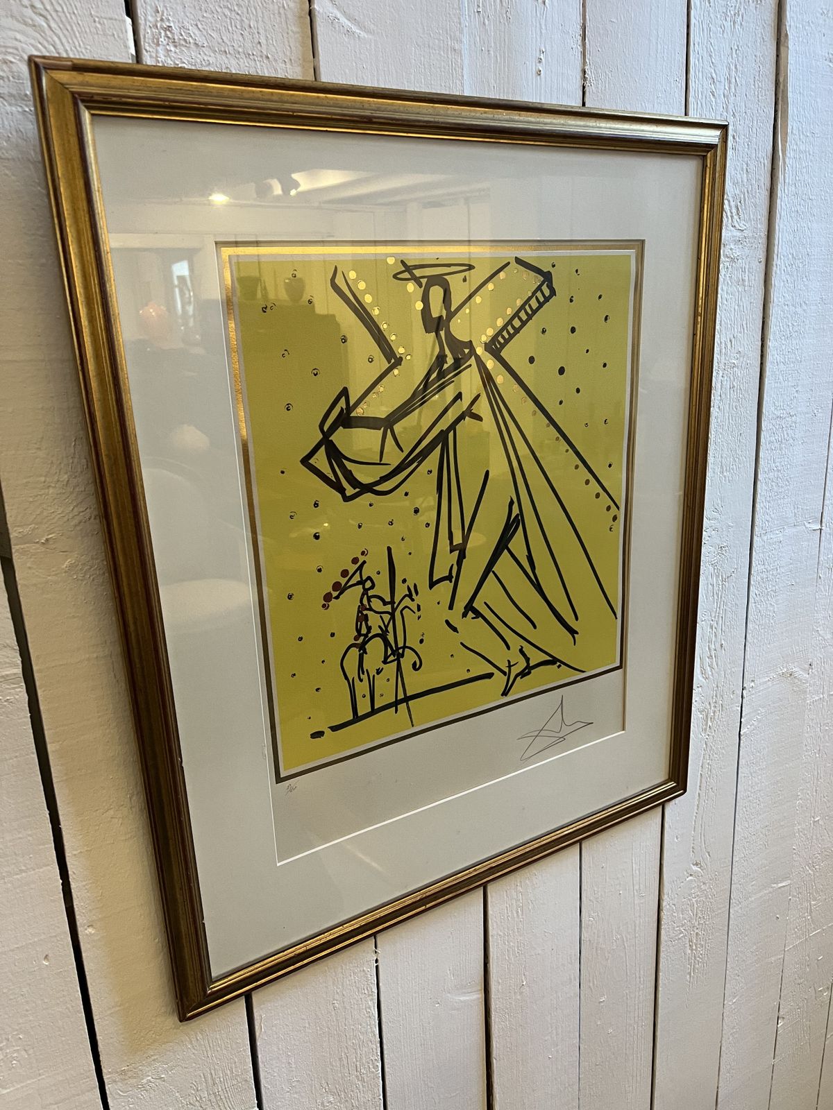 Salvador Dali, 1970s, Paper, Vintage photo furniture