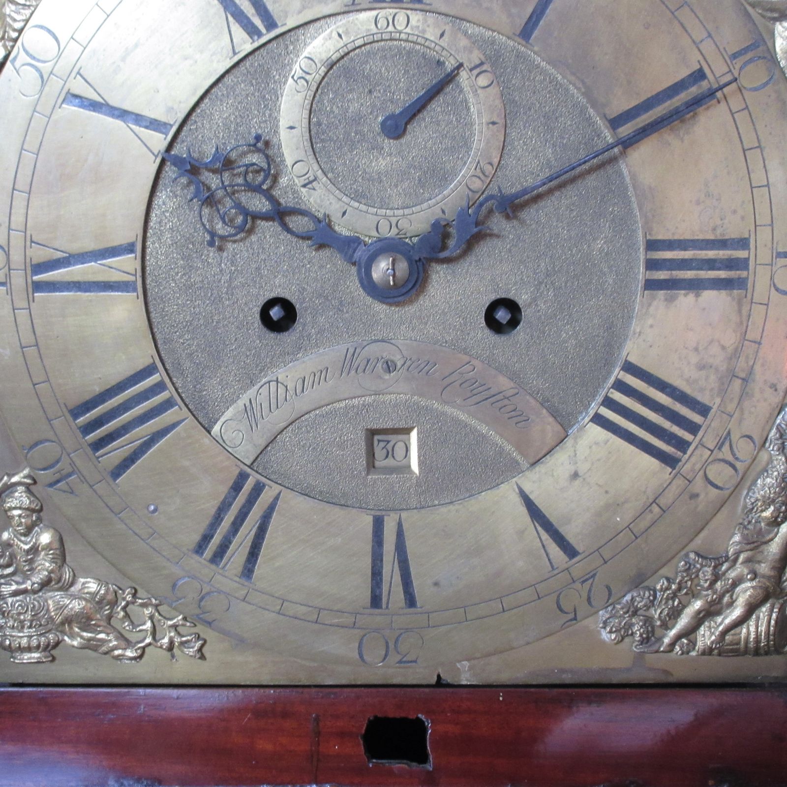 Baron Bruno Schroder Mahogany Long Case Clock By William Warren, Royston, Circa 1750 photo Home Decor