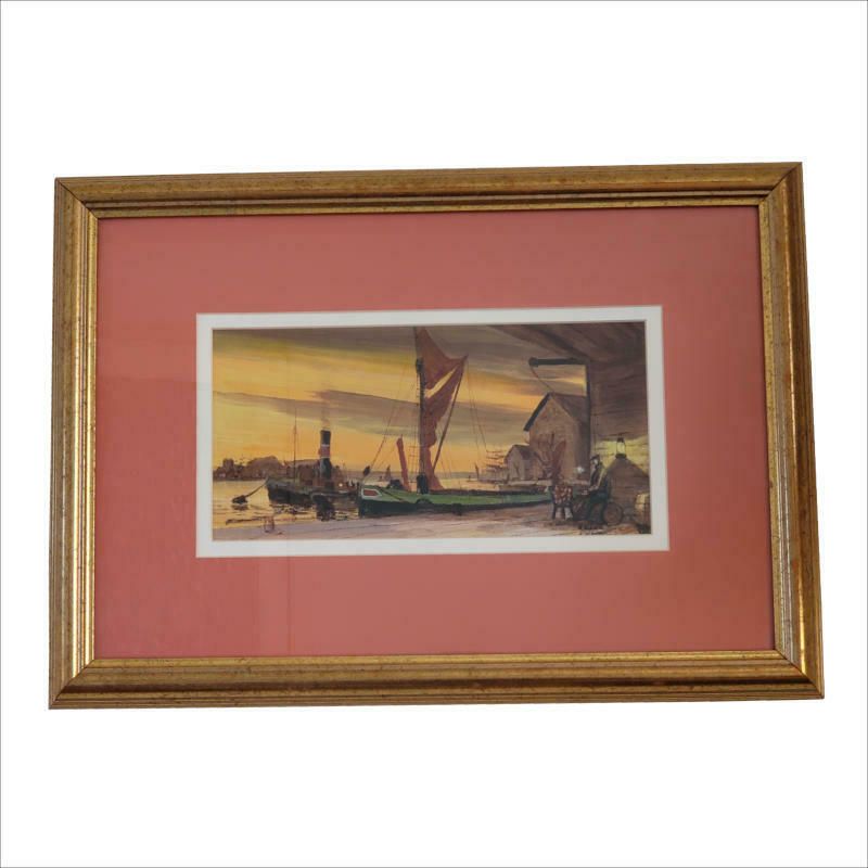 Seascape Watercolour By Frank Edwards
