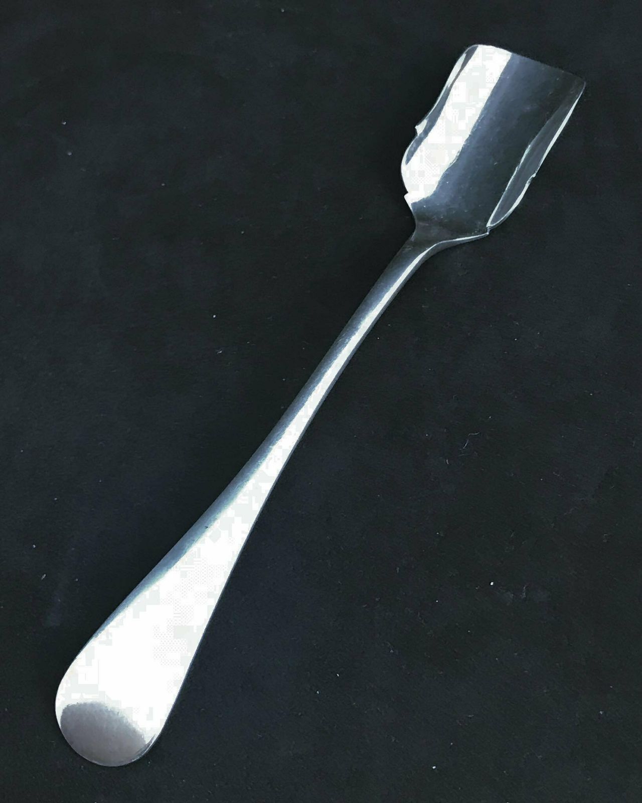 Victorian Silver Plated Cheese Scoop Stilton Spoon Atkin Brothers Victorian Silver Plated Antique Collector Gift English Flatware