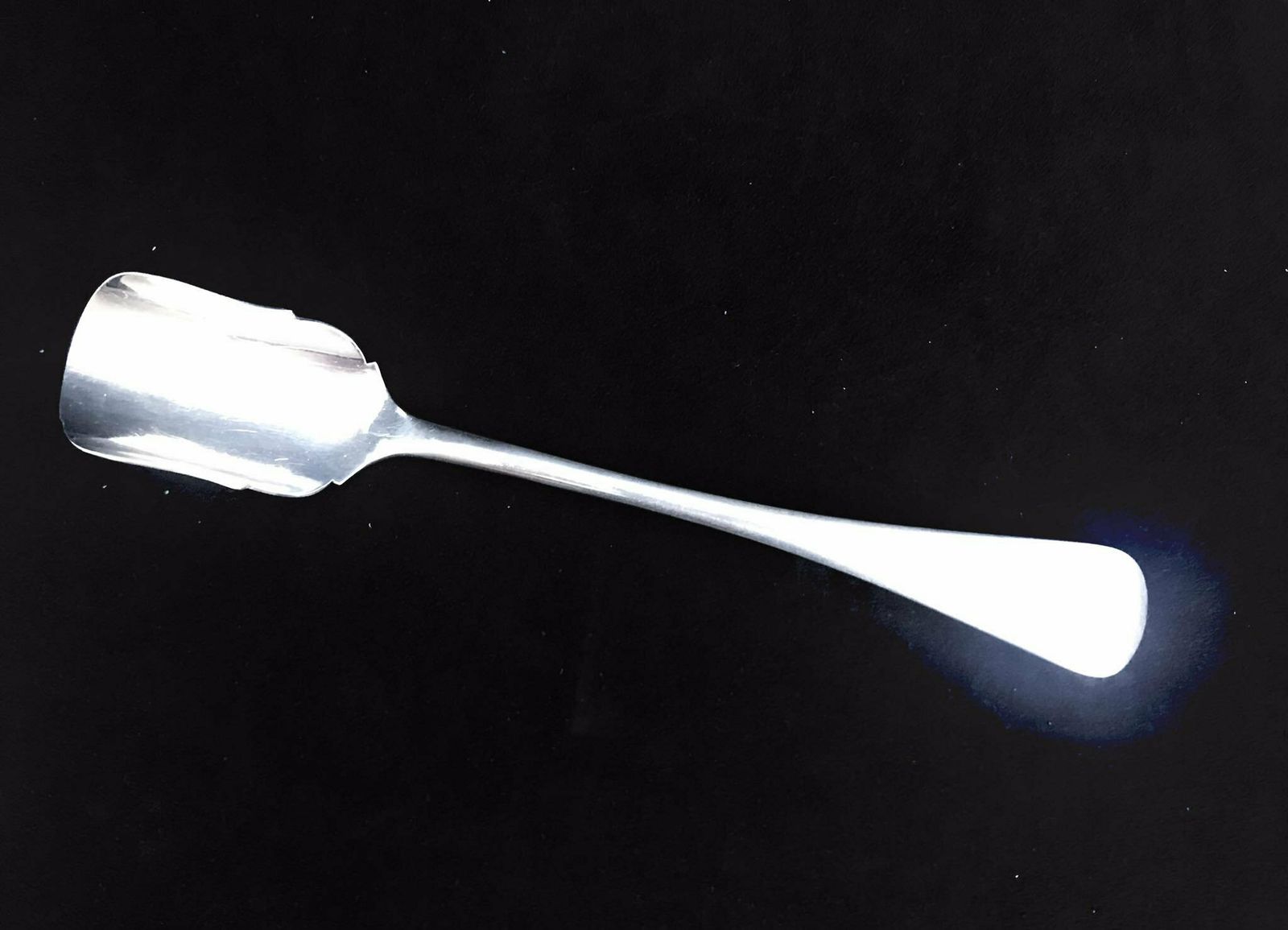 Victorian Silver Plated Cheese Scoop Stilton Spoon Atkin Brothers Victorian Silver Plated Antique Collector Gift English Flatware photo vintage