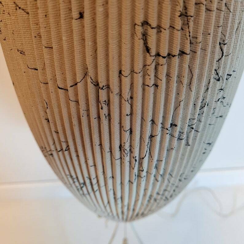 Vintage Mid Century Floor Standing Lamp Chinese Flashlight photo vinterior