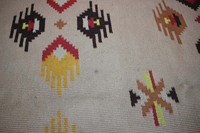 photo furniture 1940s Kilim Wool Carpet/Rug, Czechoslovakia