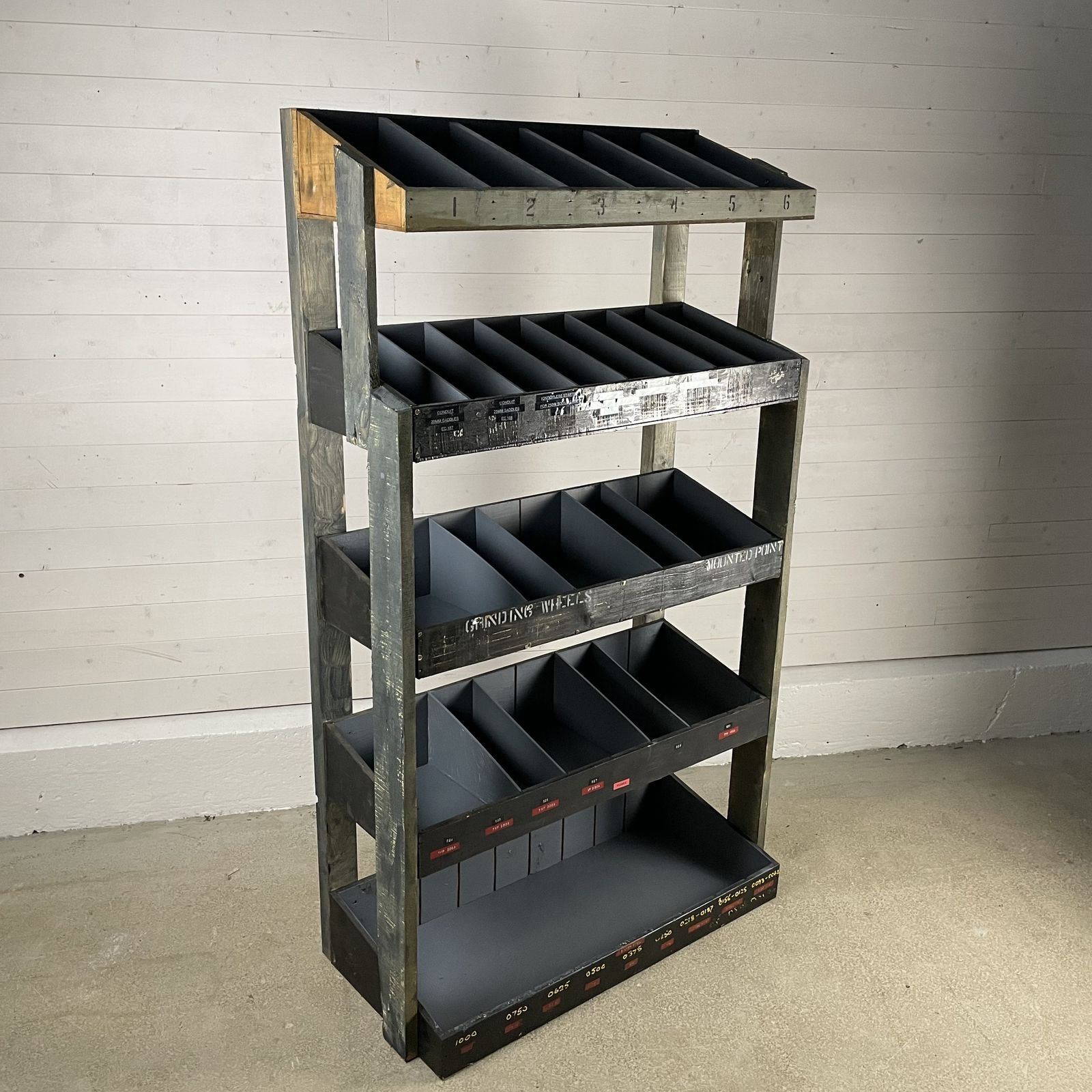 Vintage Industrial Shelving Unit photo Furniture