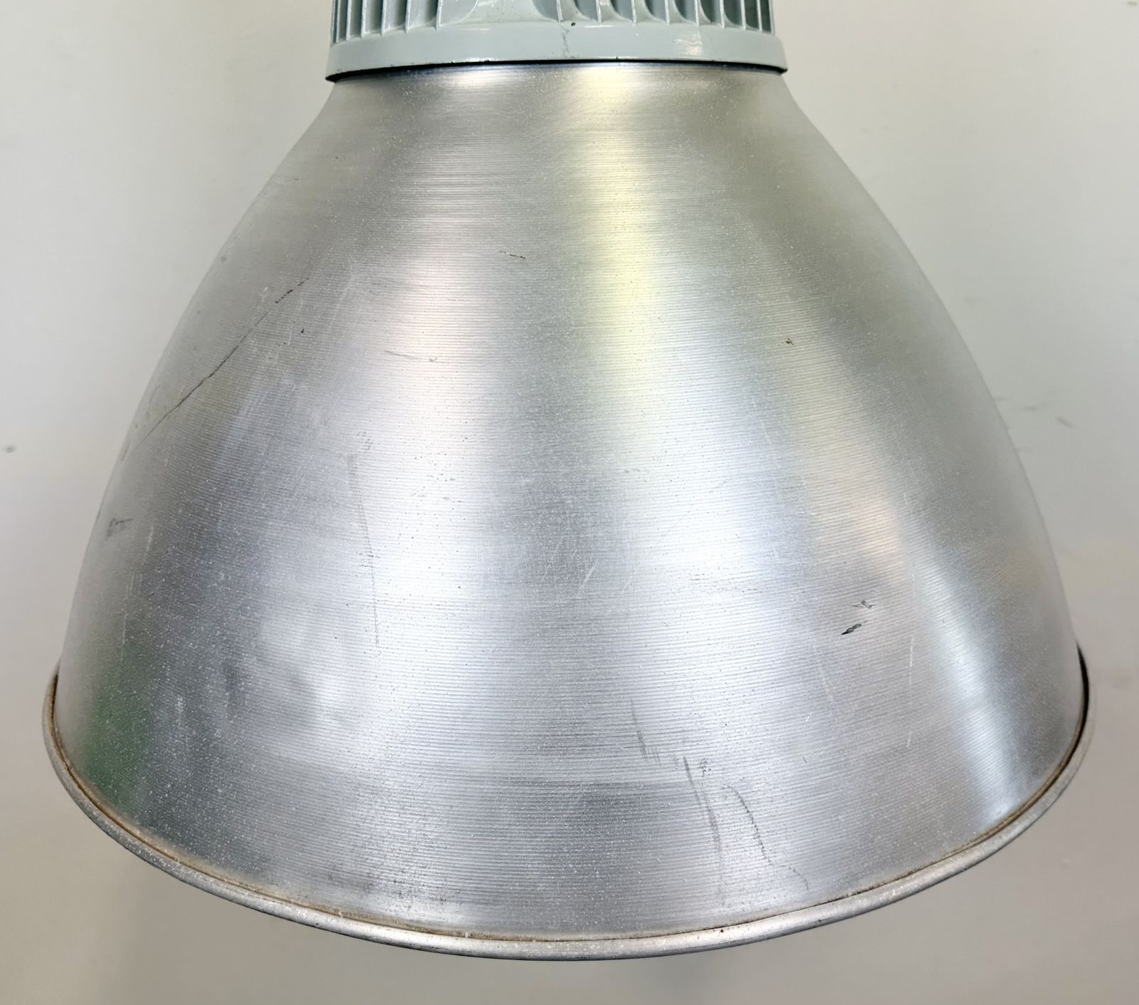 Large Industrial Aluminium Pendant Light From Elektrosvit, 1960s, 12x photo buy