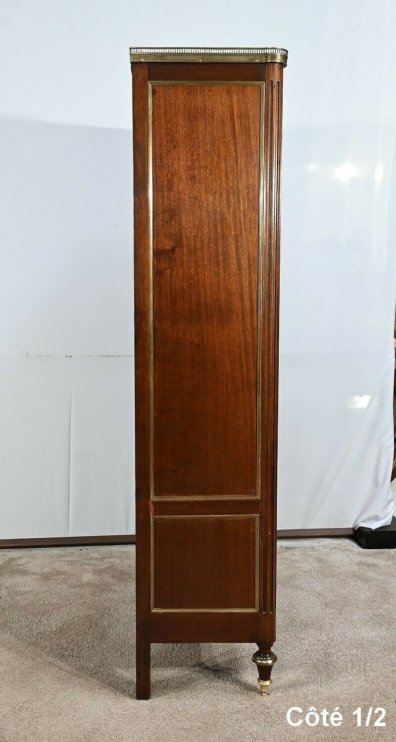Furniture Small Mahogany Bookcase, Louis XVI Style – 2nd Half Of The 19th Century photo