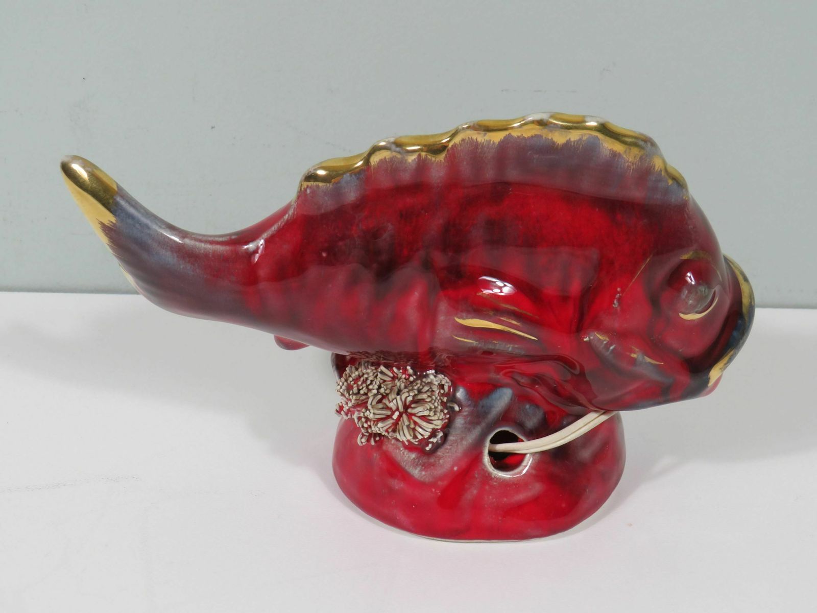 Vallauris Mood Lamp In The Shape Of A Fish, France 1950s photo 110.0