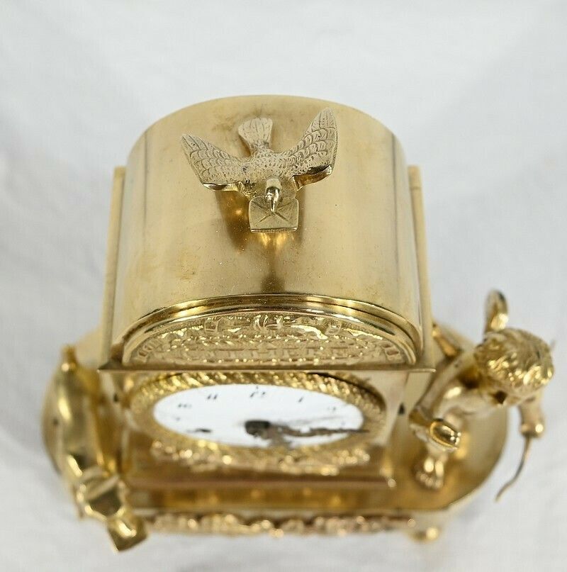 Small Travel Clock, Empire Period – Early 19th Century photo 1262.58064556