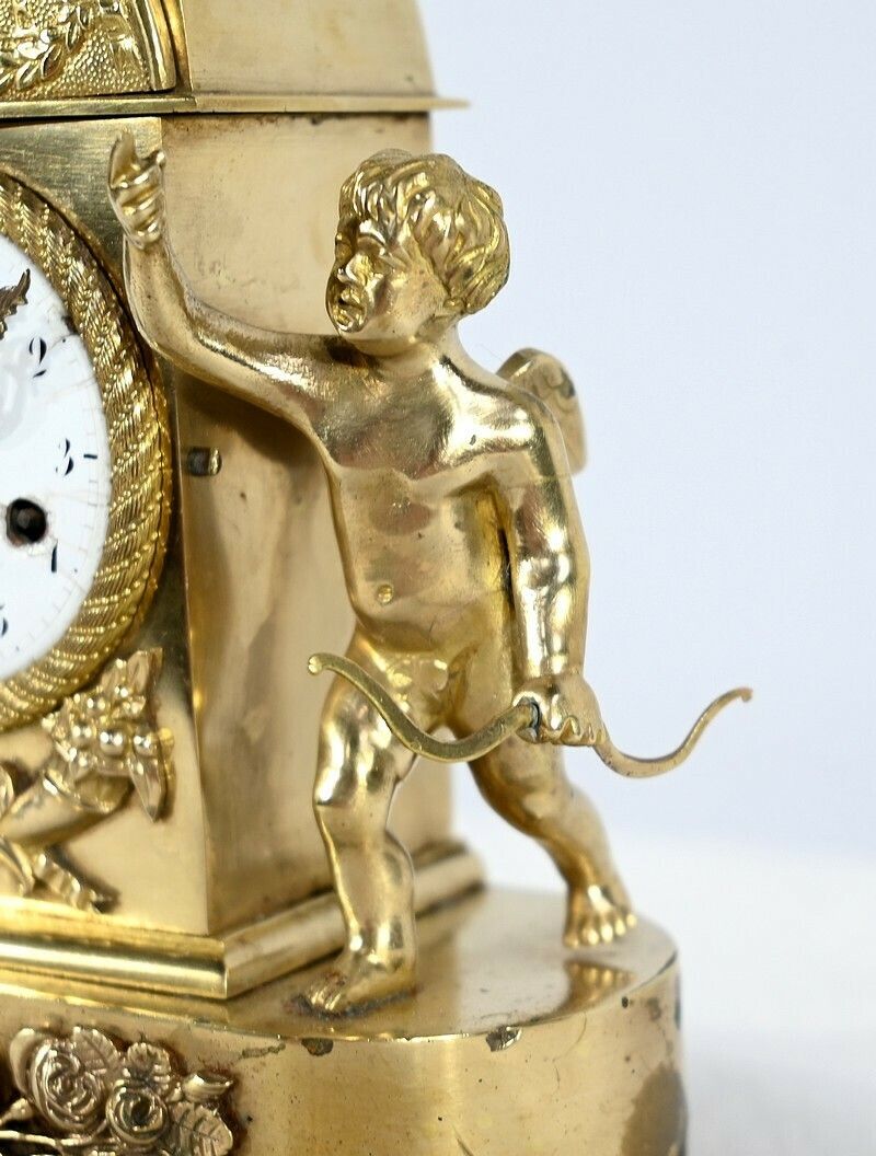 photo furniture Small Travel Clock, Empire Period – Early 19th Century