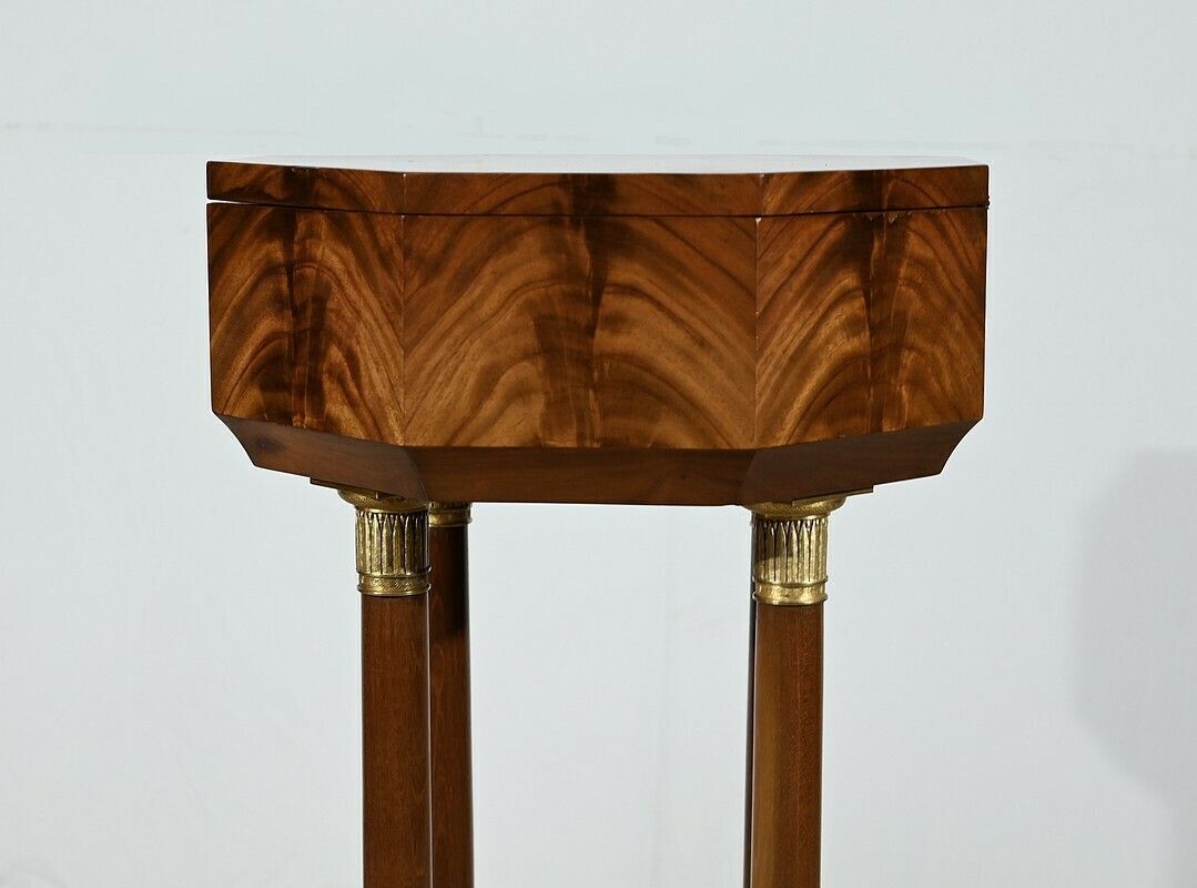 Home Decor Small Powder Pedestal Table, Empire Style – 2nd Half Of The 19th Century photo