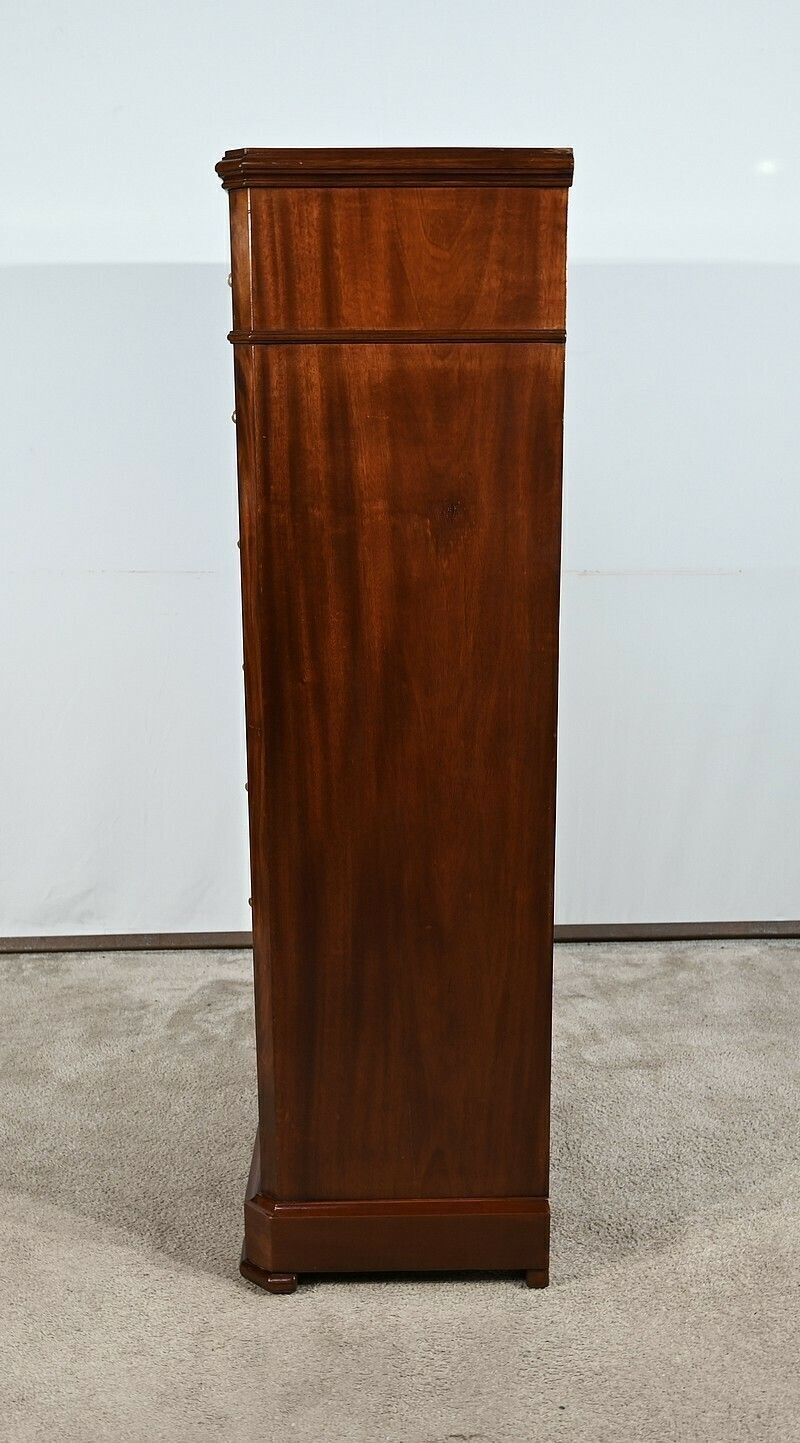 photo for sale Small Weekly Burl Mahogany – 2nd Half Of The 19th Century
