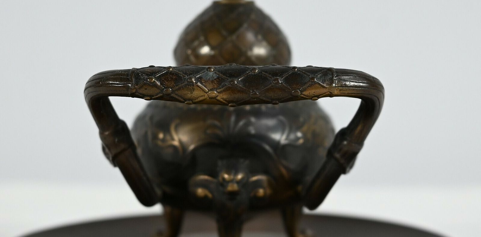Home Decor Etruscan Bronze Inkwell By F. Barbedienne – 2nd Part 19th Century photo