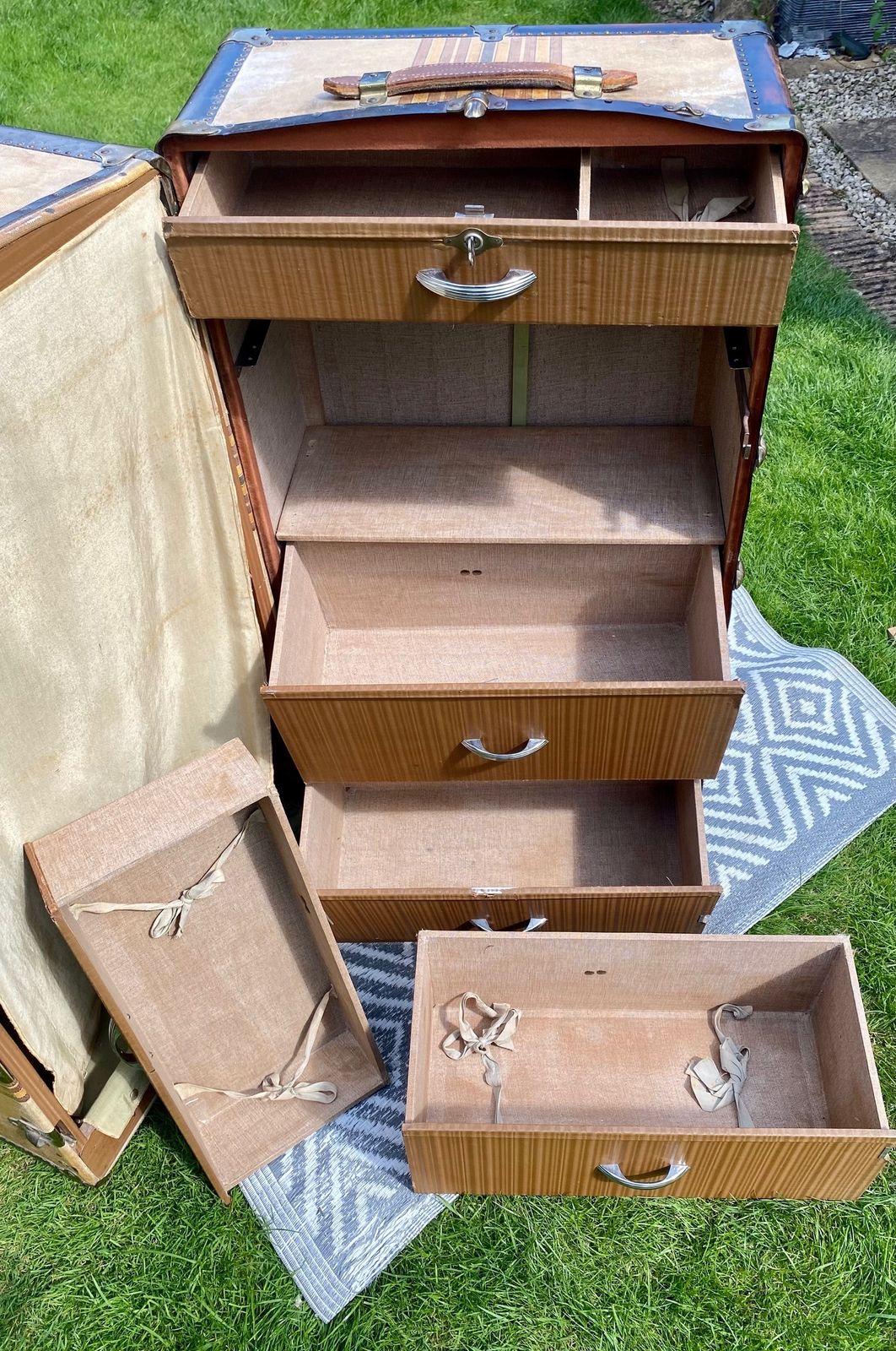 photo for sale Vintage Travel Steamer Wardrobe