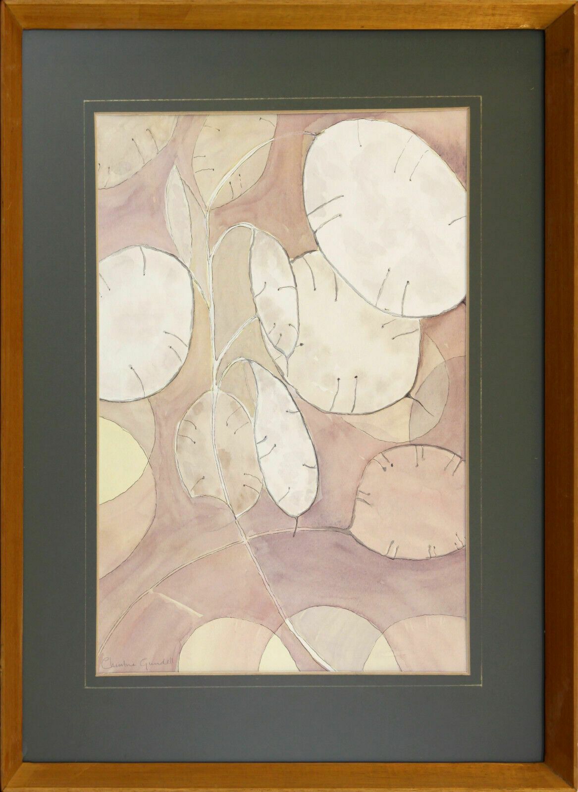 Watercolour By Christine Gundell. Everlasting Flowers