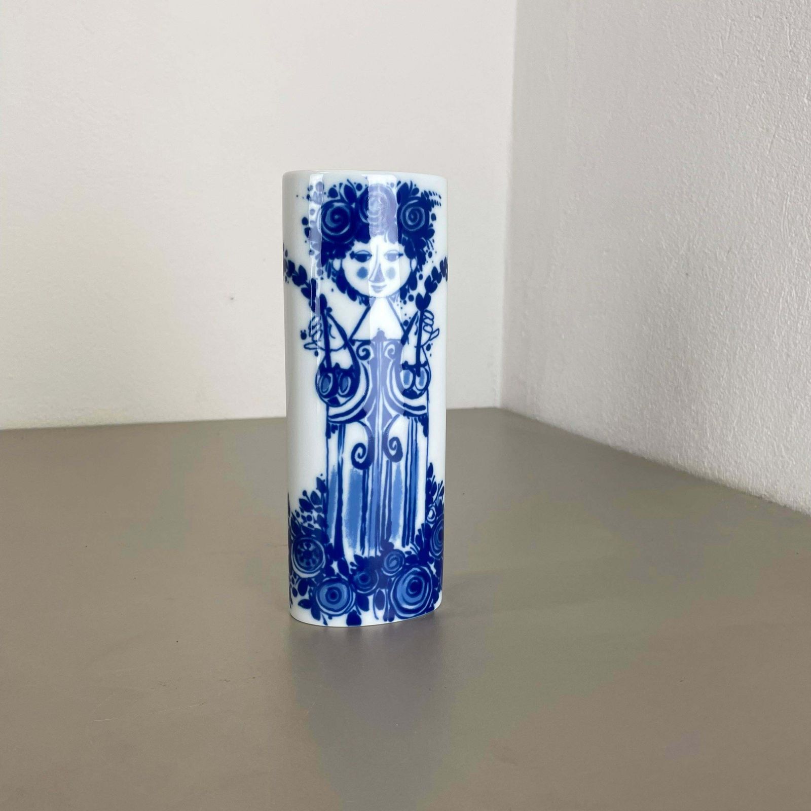Op Art Porcelain Vase By Björn Wiinblad For Rosenthal Studio Line Germany, 1970s photo furniture