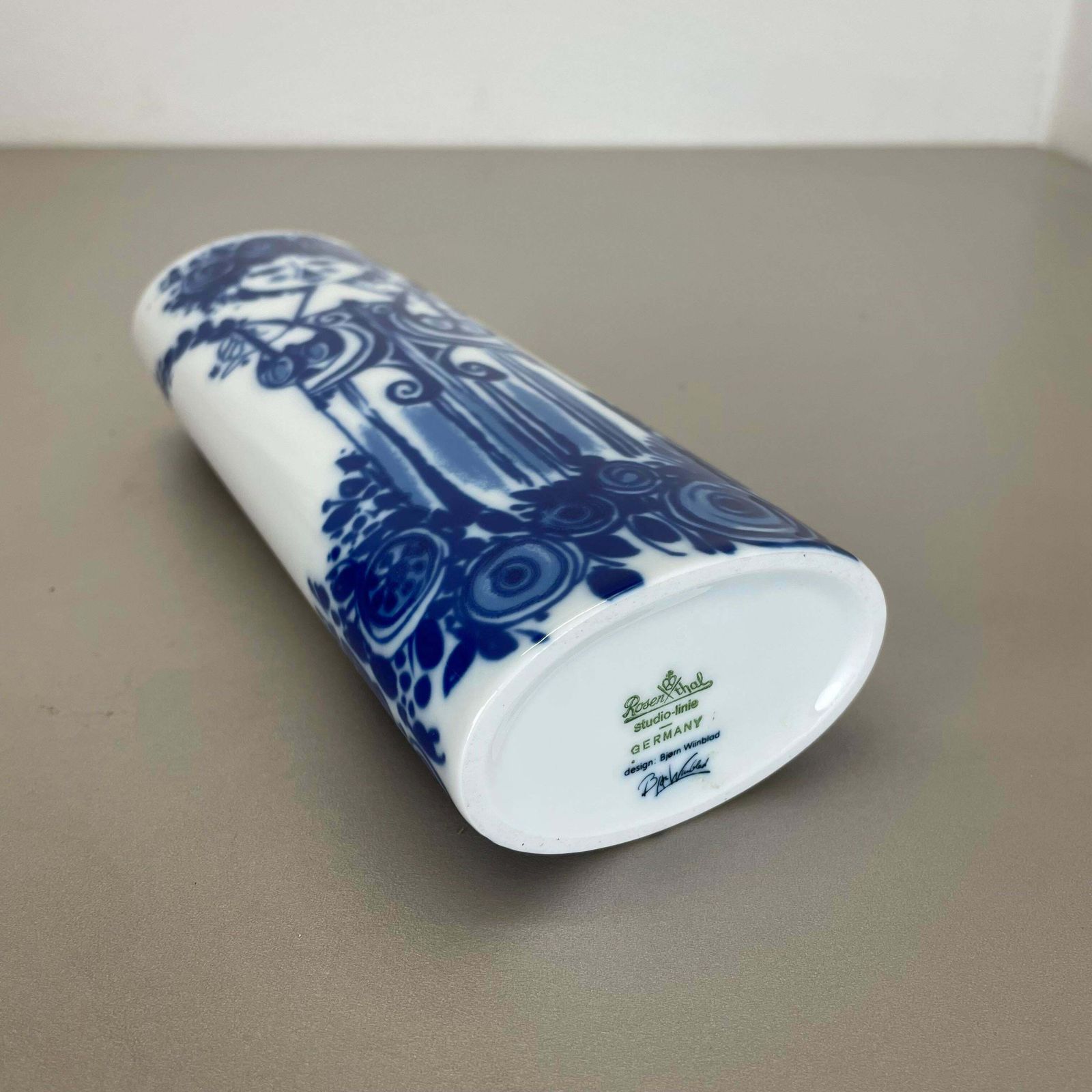 photo buy Op Art Porcelain Vase By Björn Wiinblad For Rosenthal Studio Line Germany, 1970s