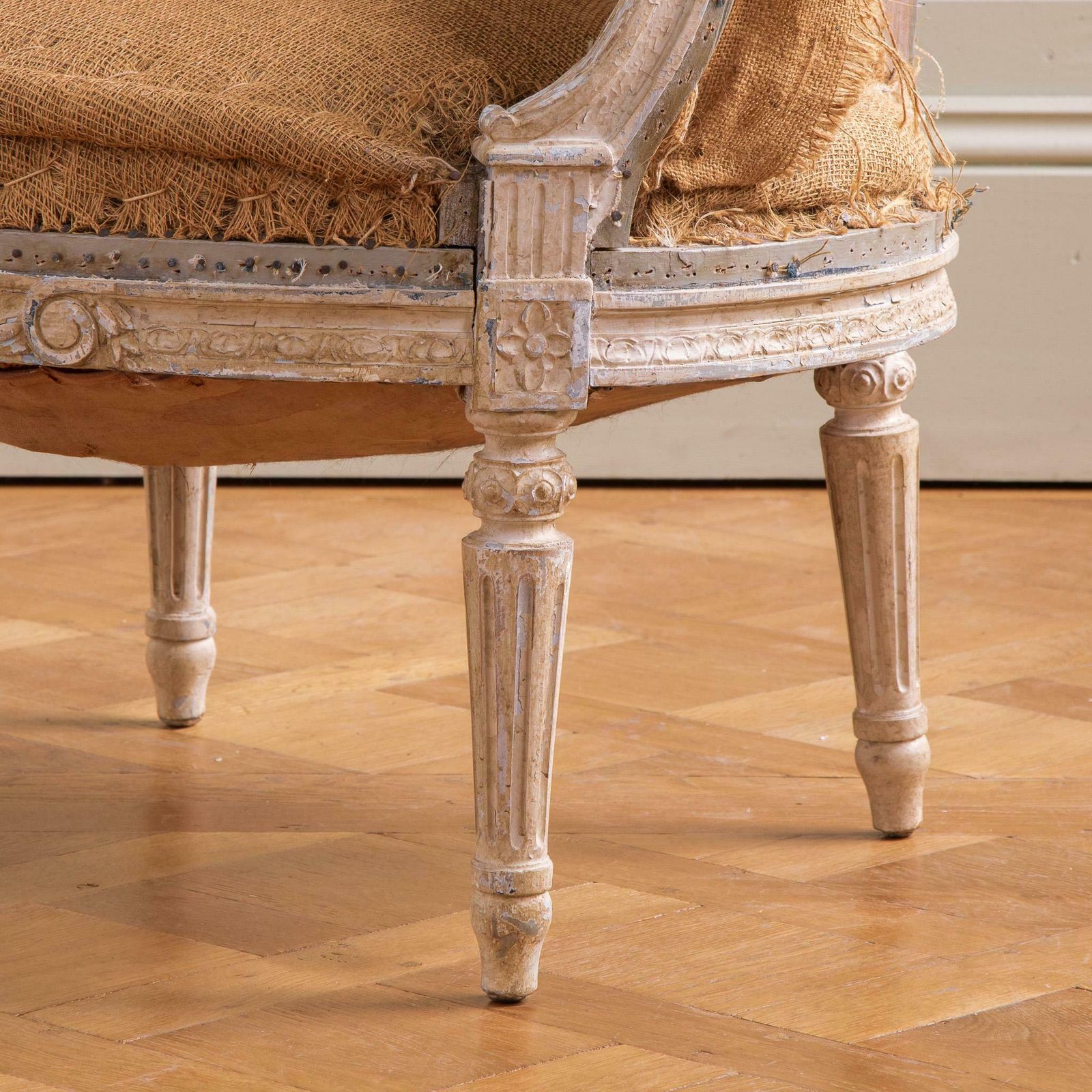 19th Century French Pair Of Corbeille Bergere Armchairs photo vinterior