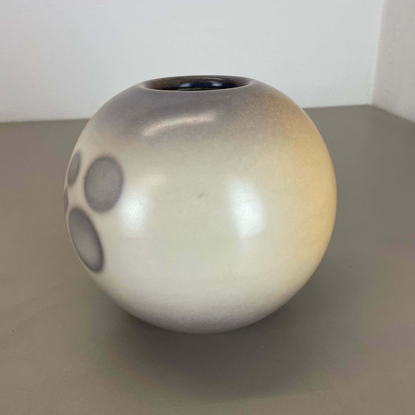 photo buy Colorful Bauhaus Ceramic Pottery Vase By Karlsruher Majolika, Germany, 1950s